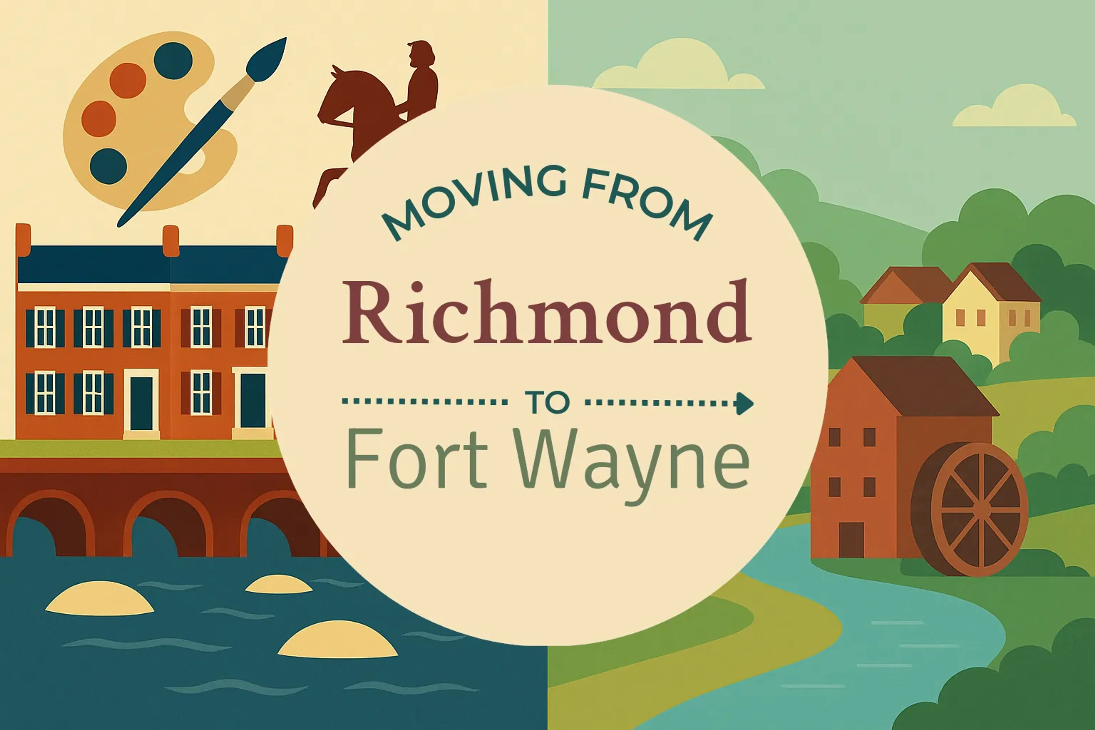 Side-by-side comparison of Richmond to Fort Wayne moving companies