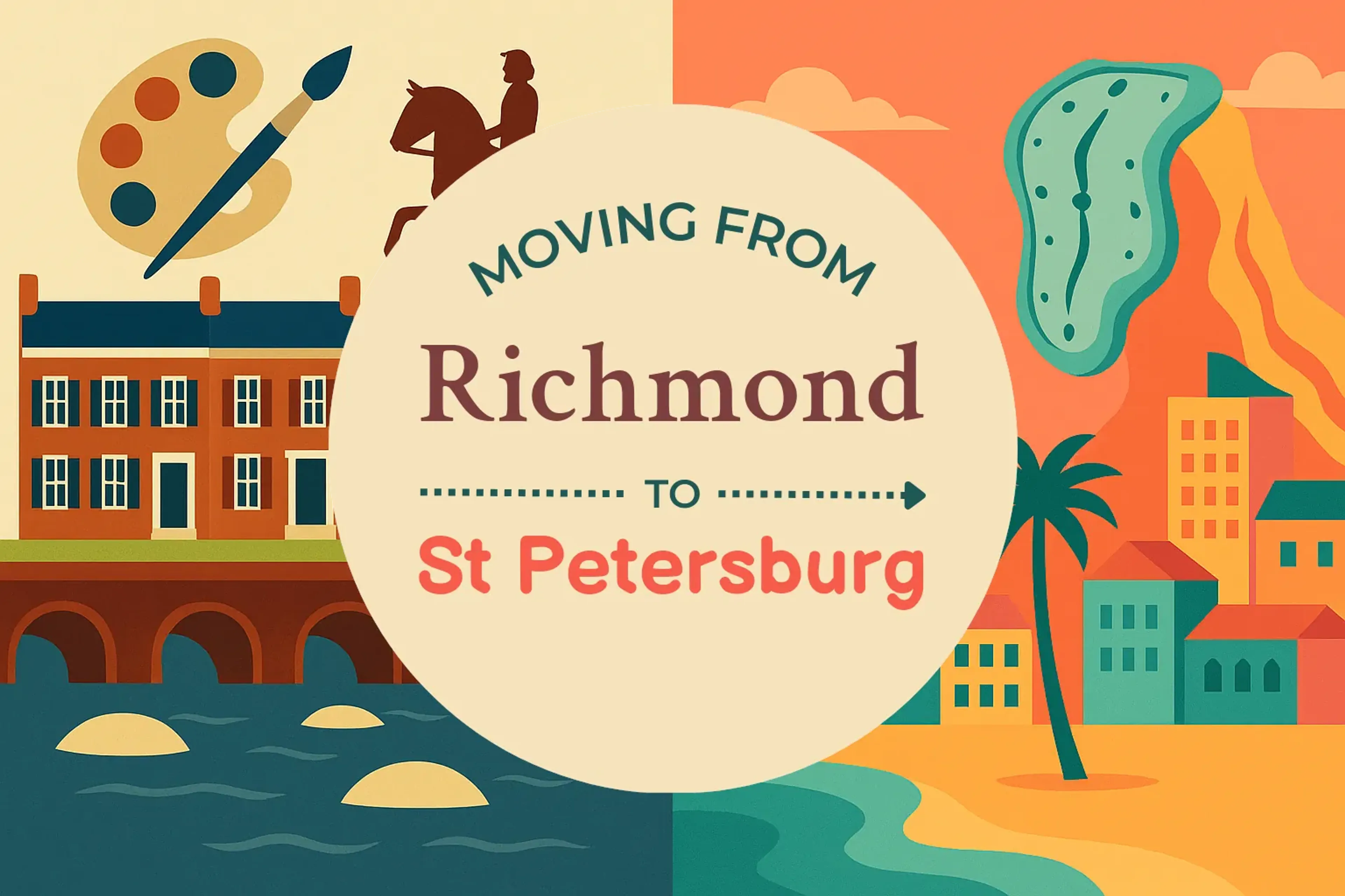 Side-by-side comparison of Richmond to St. Petersburg moving companies