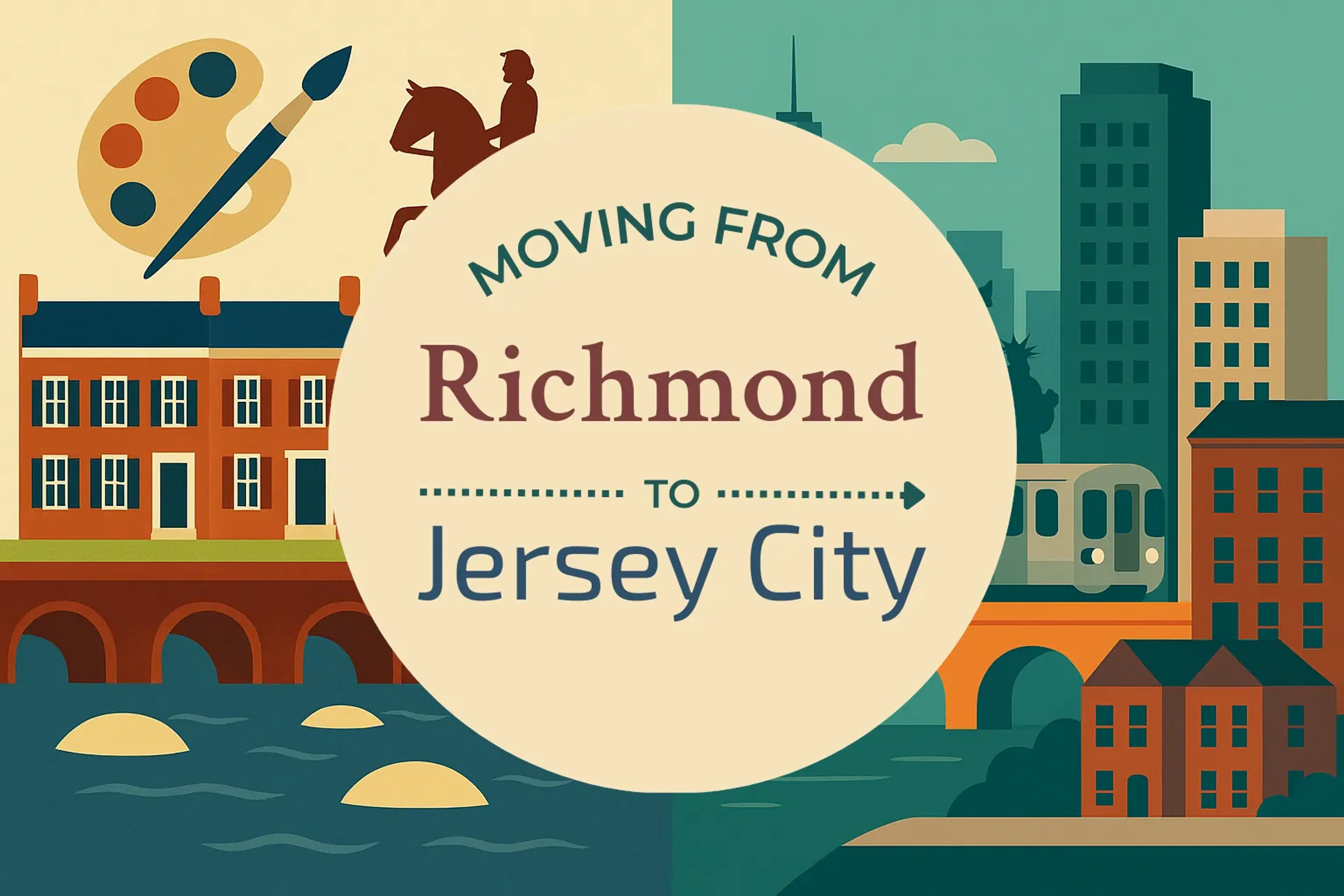 Side-by-side comparison of Richmond to Jersey City moving companies