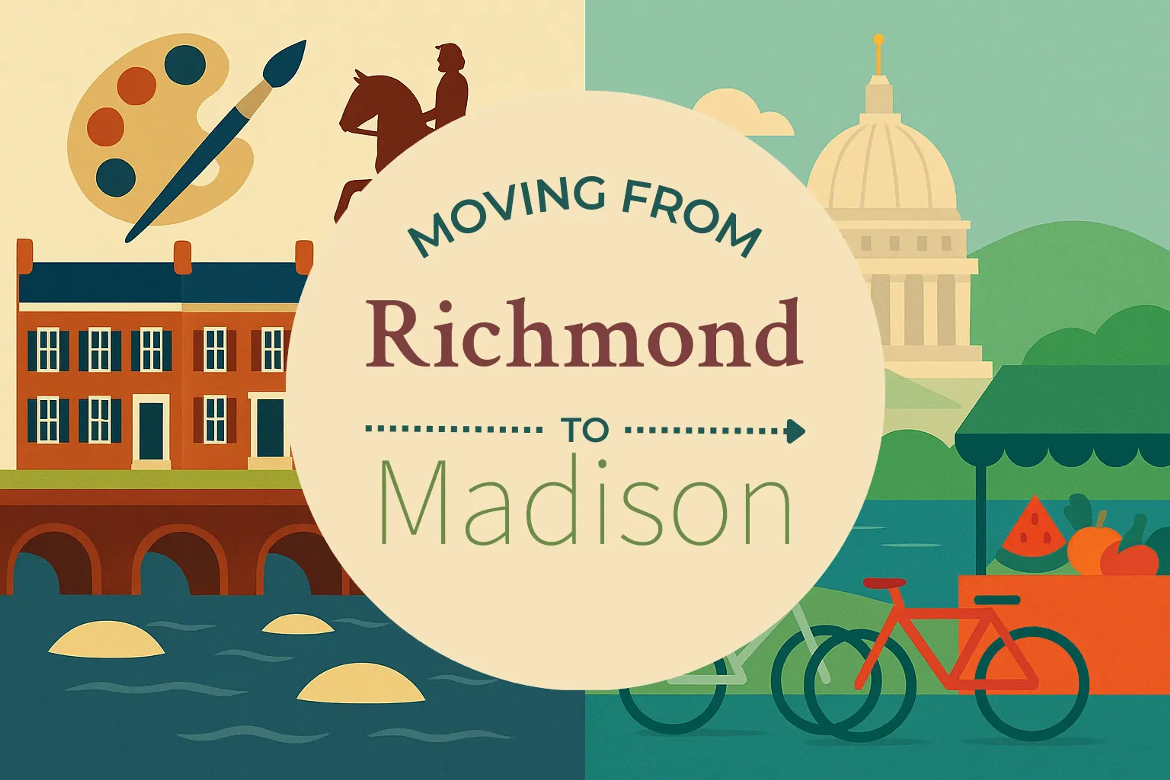Side-by-side comparison of Richmond to Madison moving companies