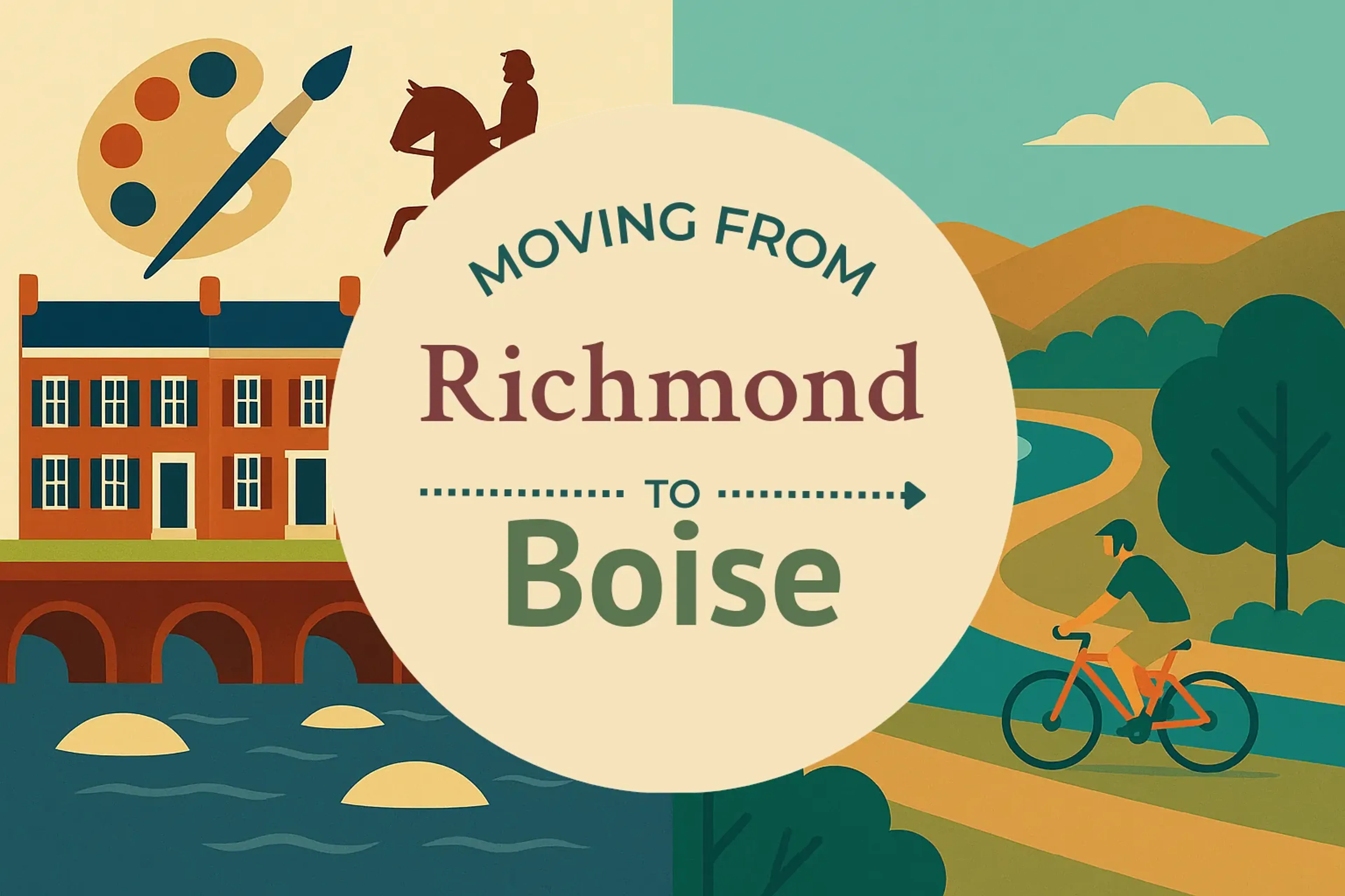 Side-by-side comparison of Richmond to Boise moving companies
