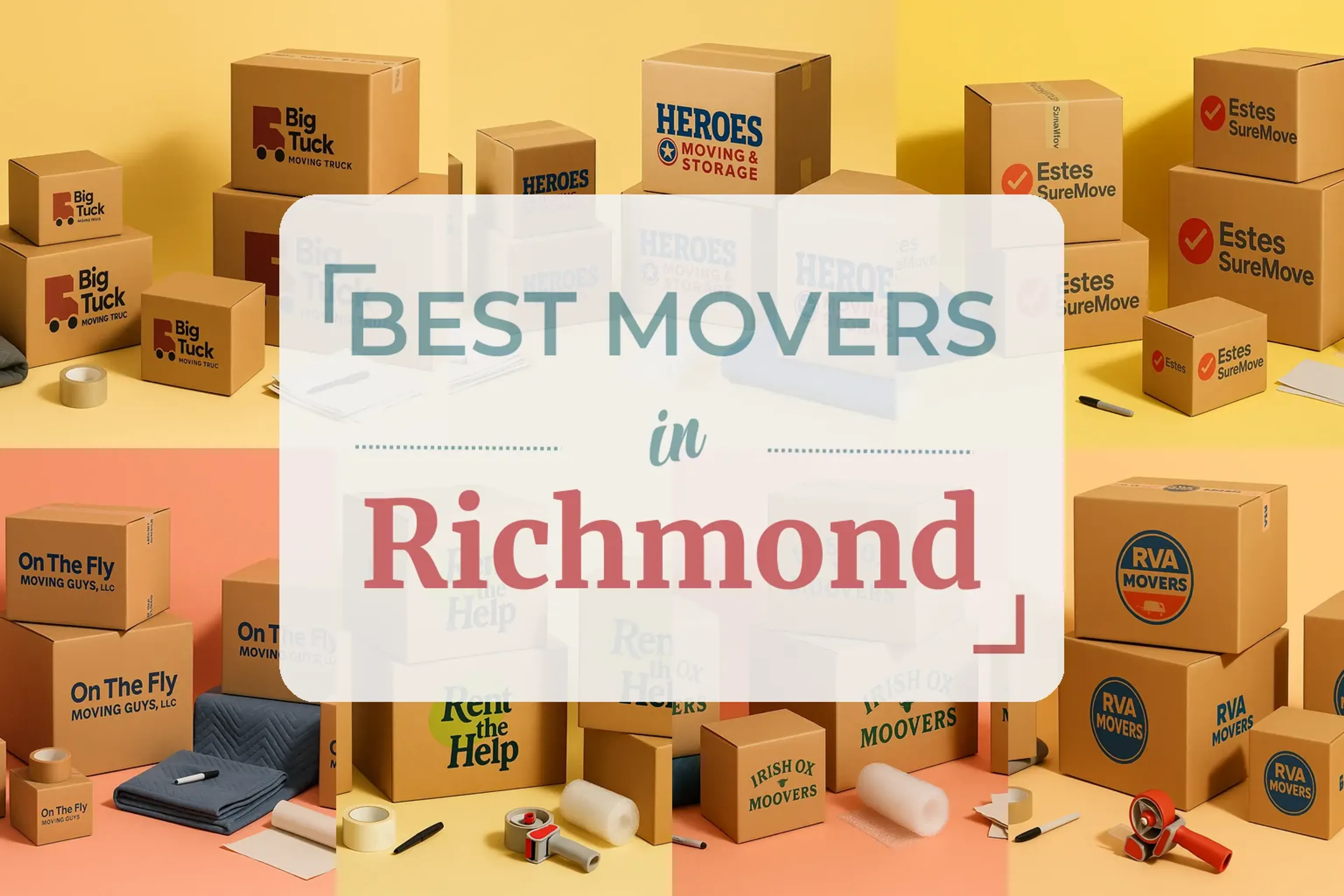 Side-by-side comparison of Richmond moving companies