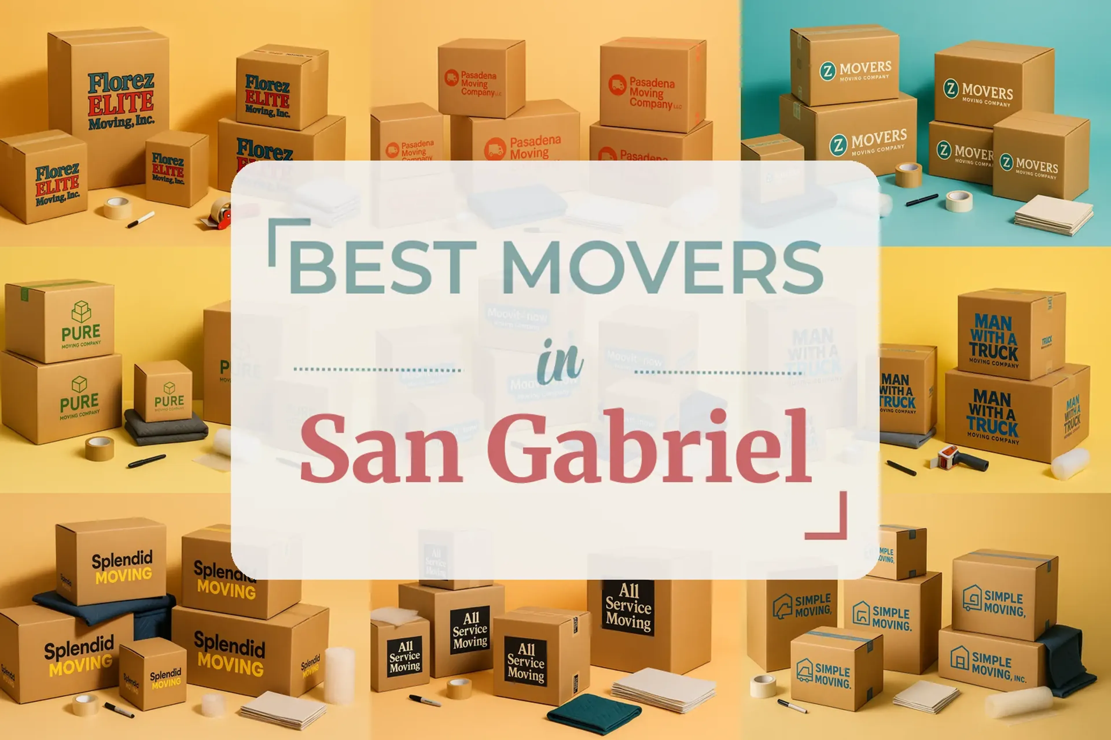 Side-by-side comparison of San Gabriel moving companies