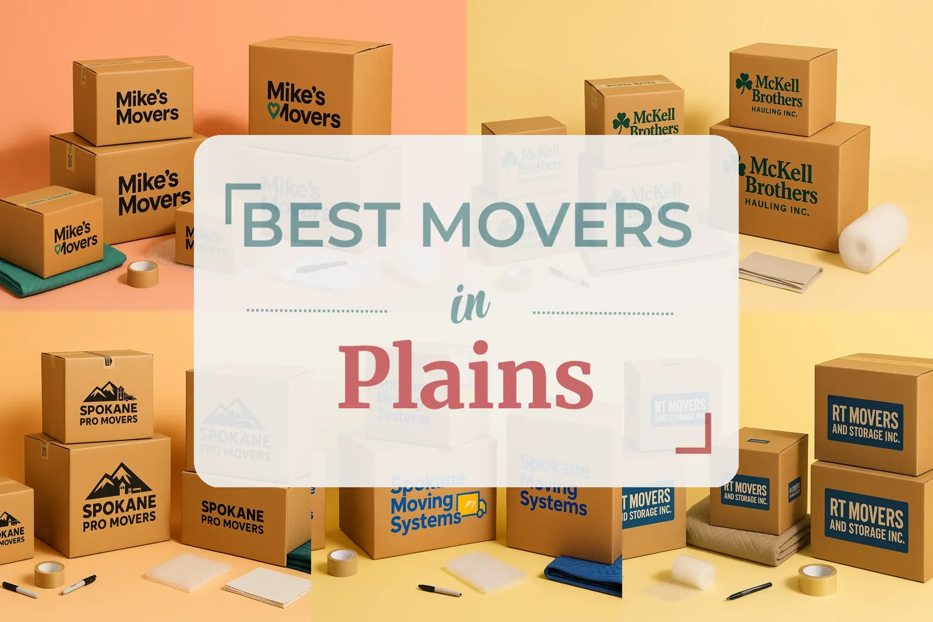 Side-by-side comparison of Plains moving companies