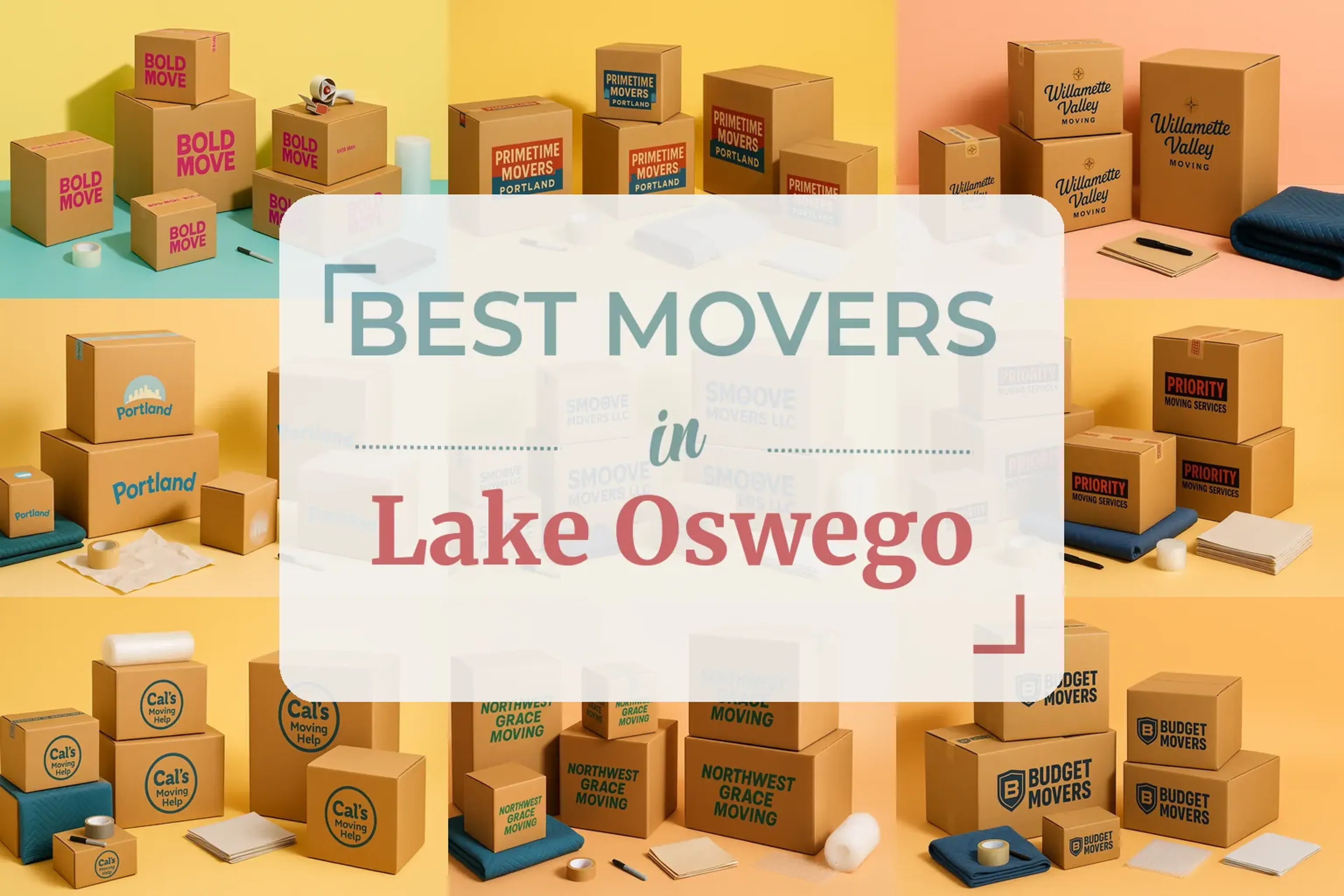 Side-by-side comparison of Lake Oswego moving companies