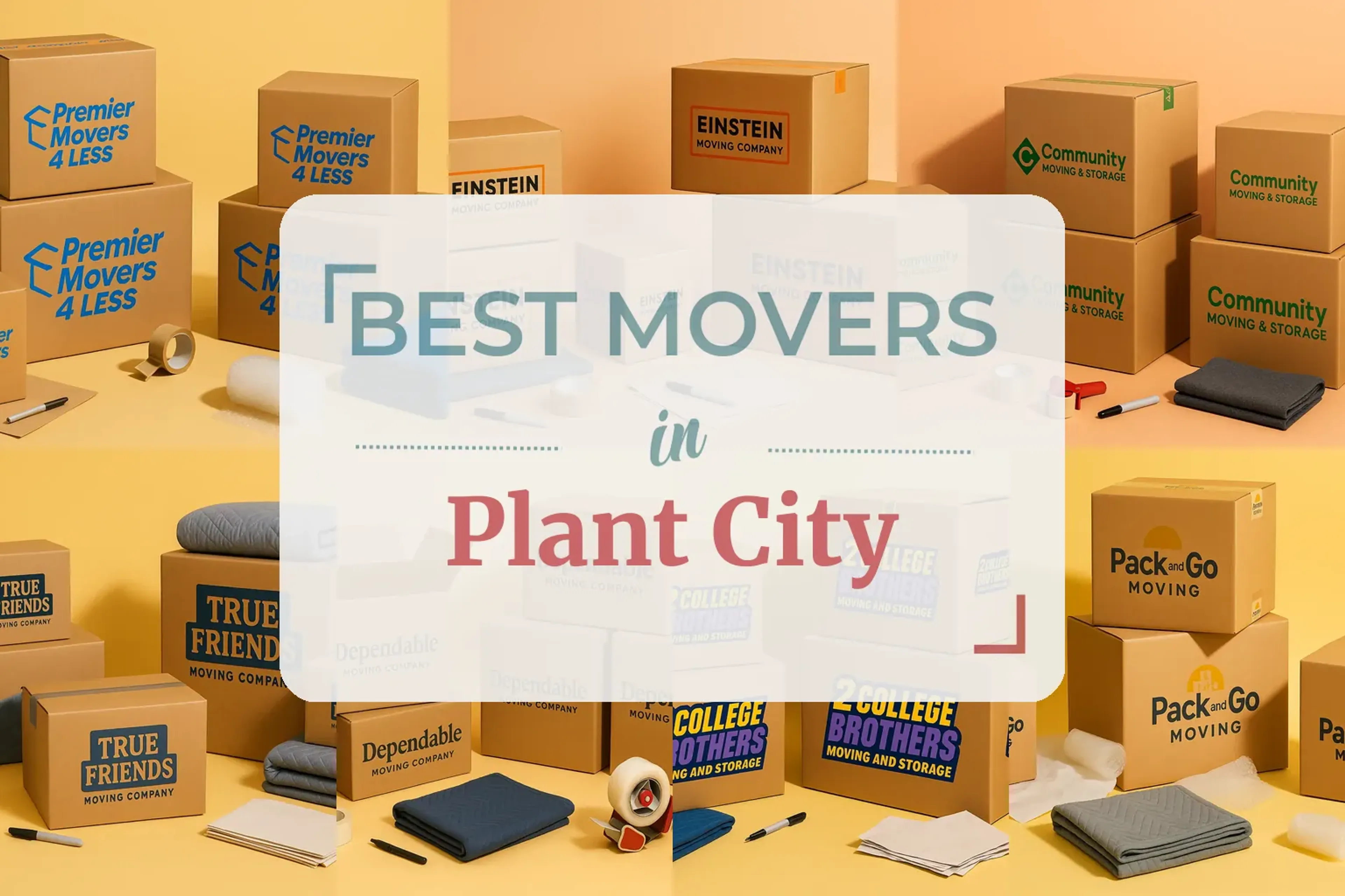 Side-by-side comparison of Plant City moving companies