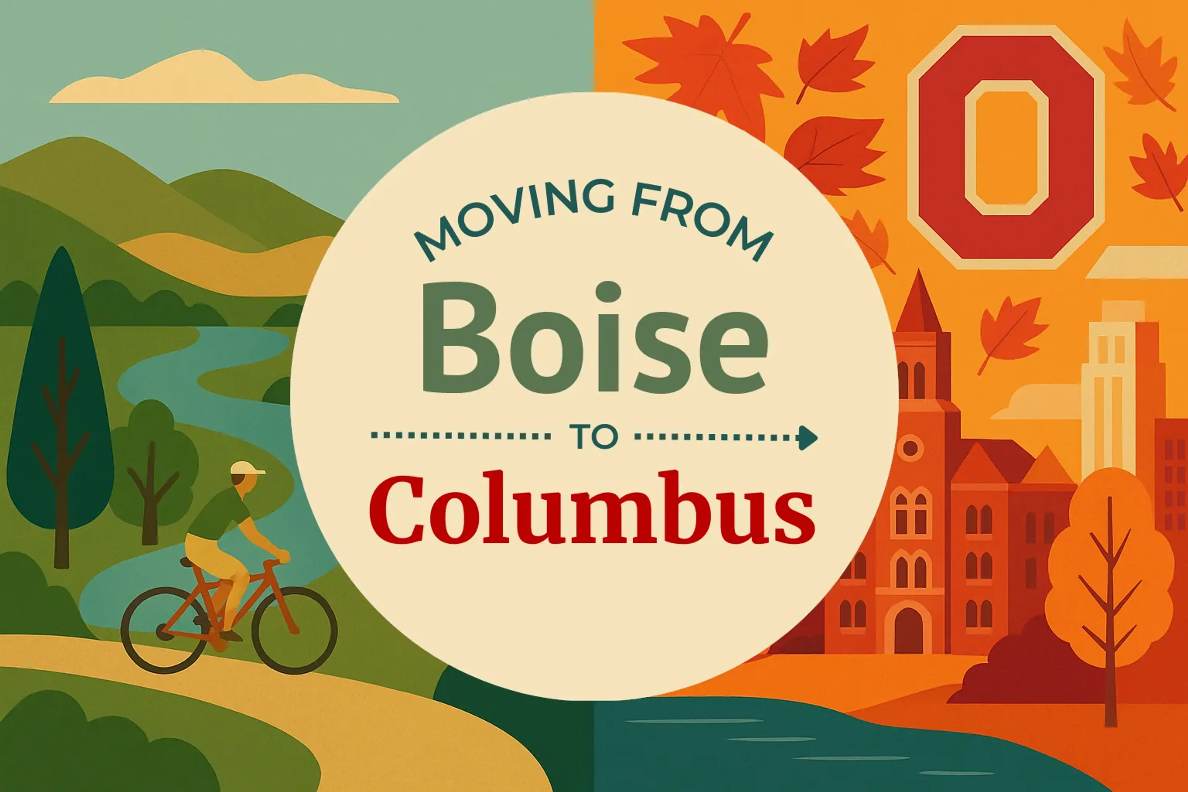 Side-by-side comparison of Boise to Columbus moving companies