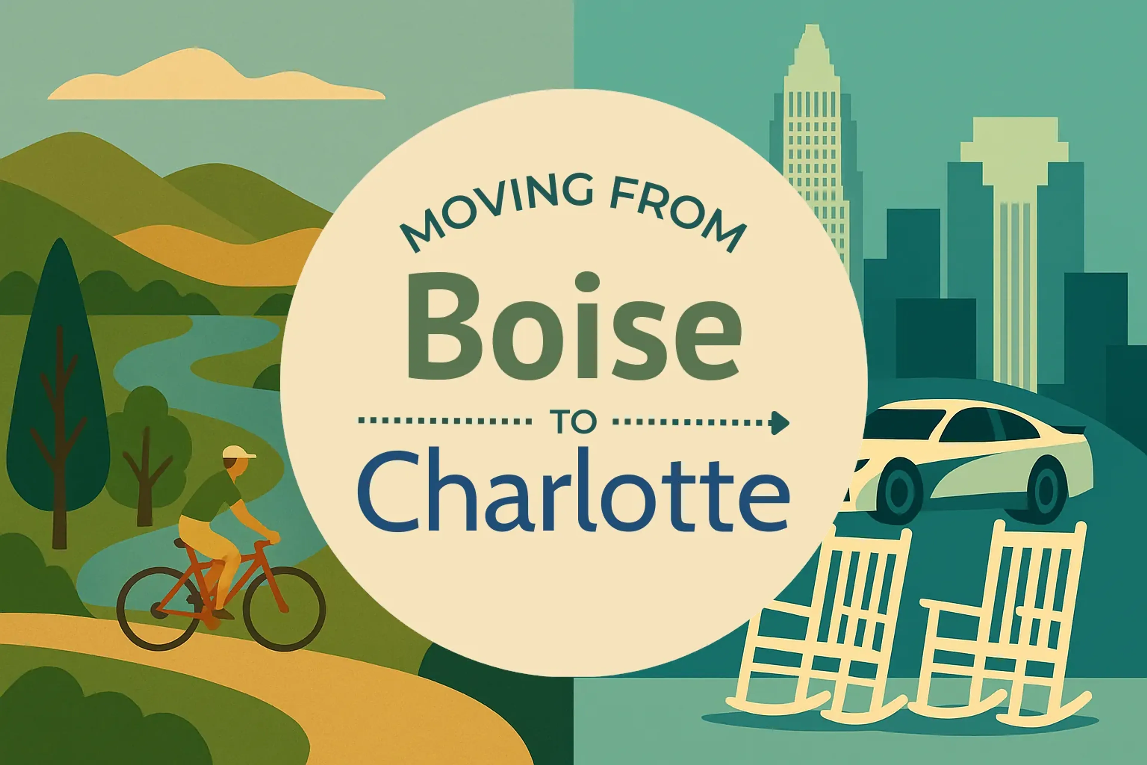 Side-by-side comparison of Boise to Charlotte moving companies
