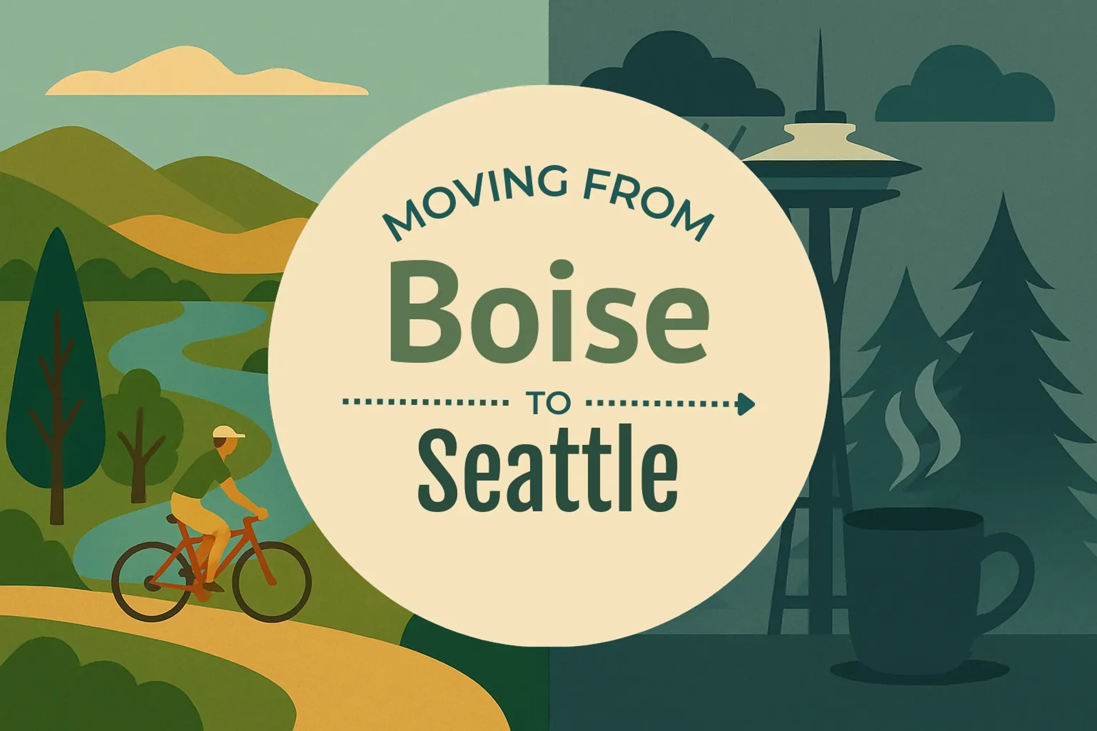 Side-by-side comparison of Boise to Seattle moving companies
