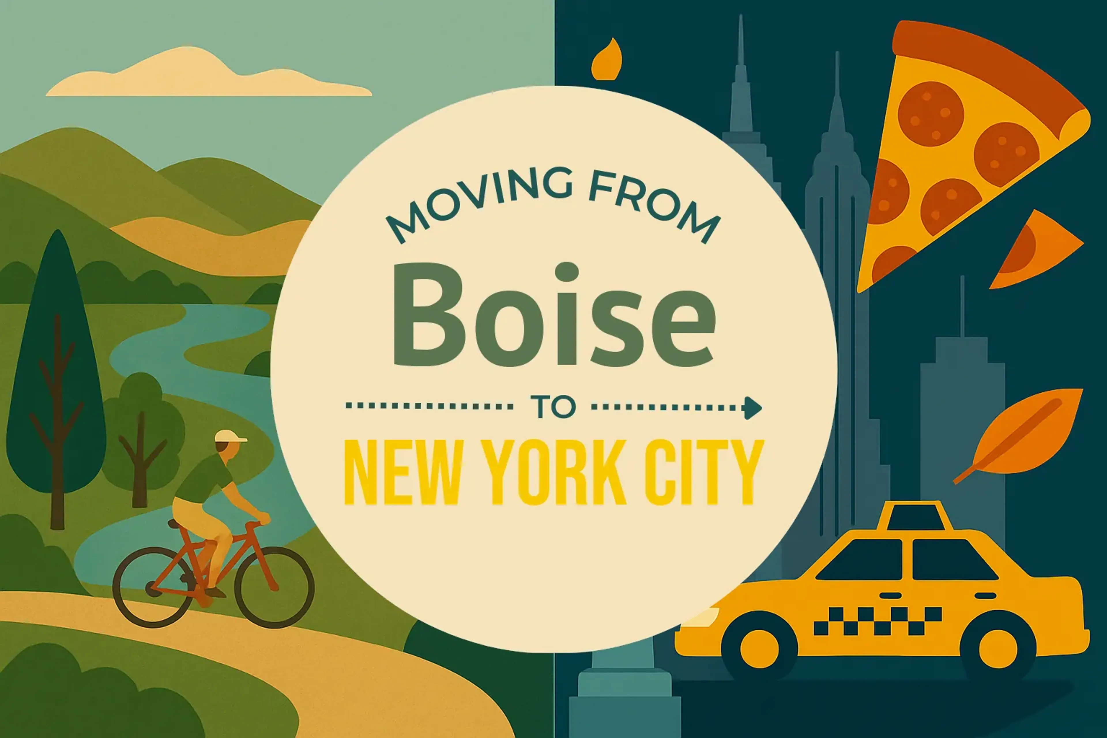 Side-by-side comparison of Boise to New York City moving companies
