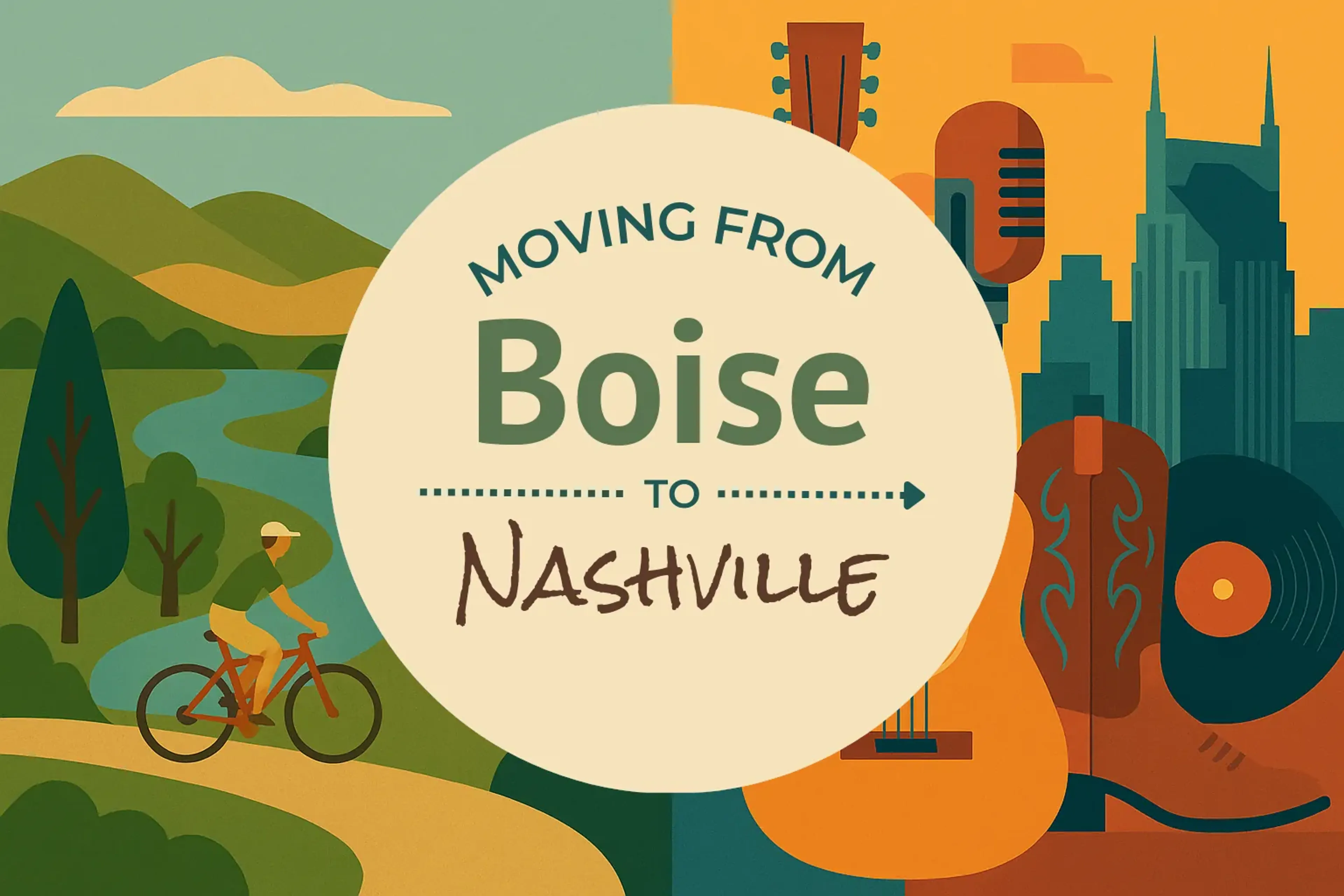 Side-by-side comparison of Boise to Nashville moving companies