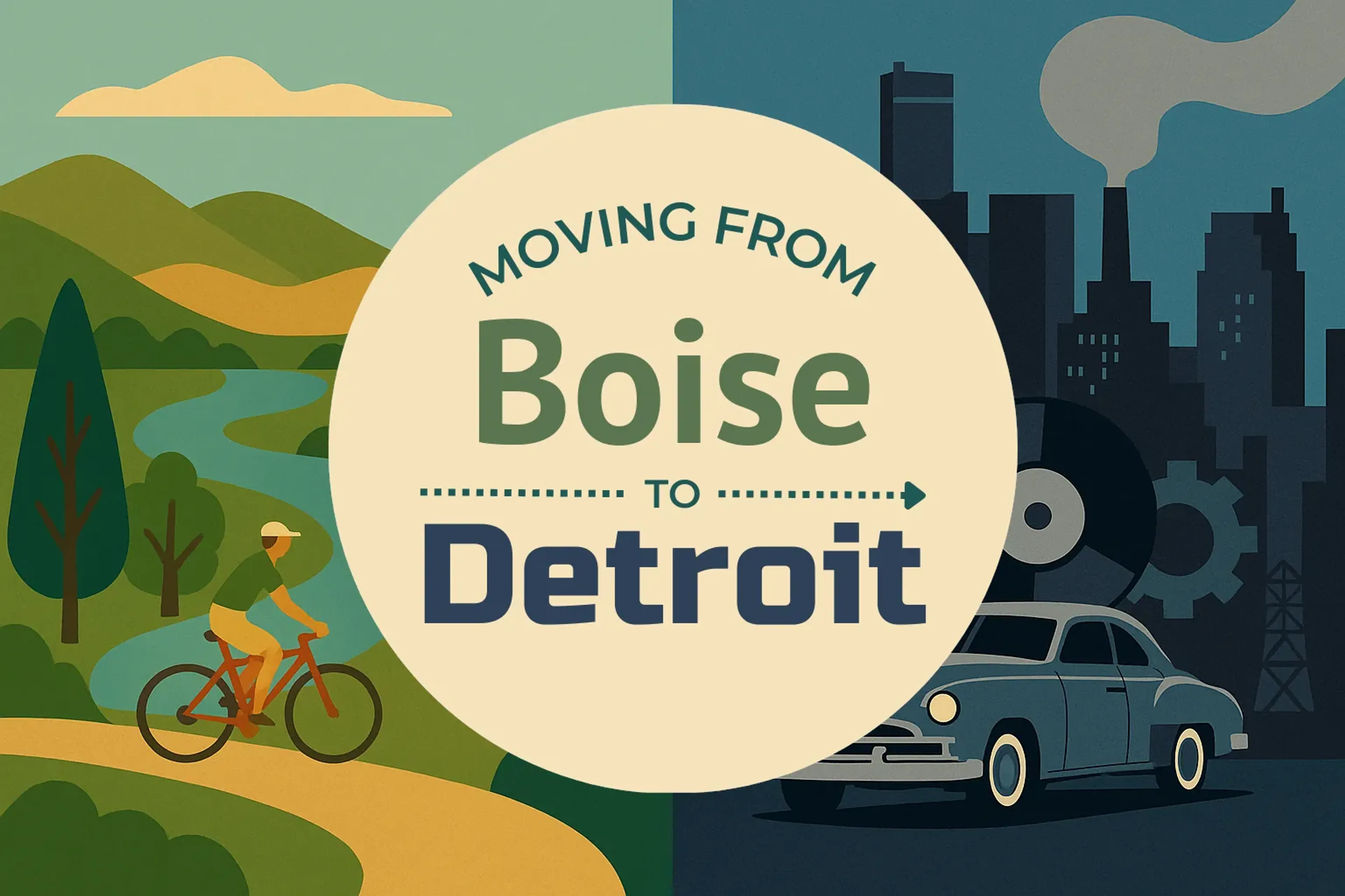 Side-by-side comparison of Boise to Detroit moving companies