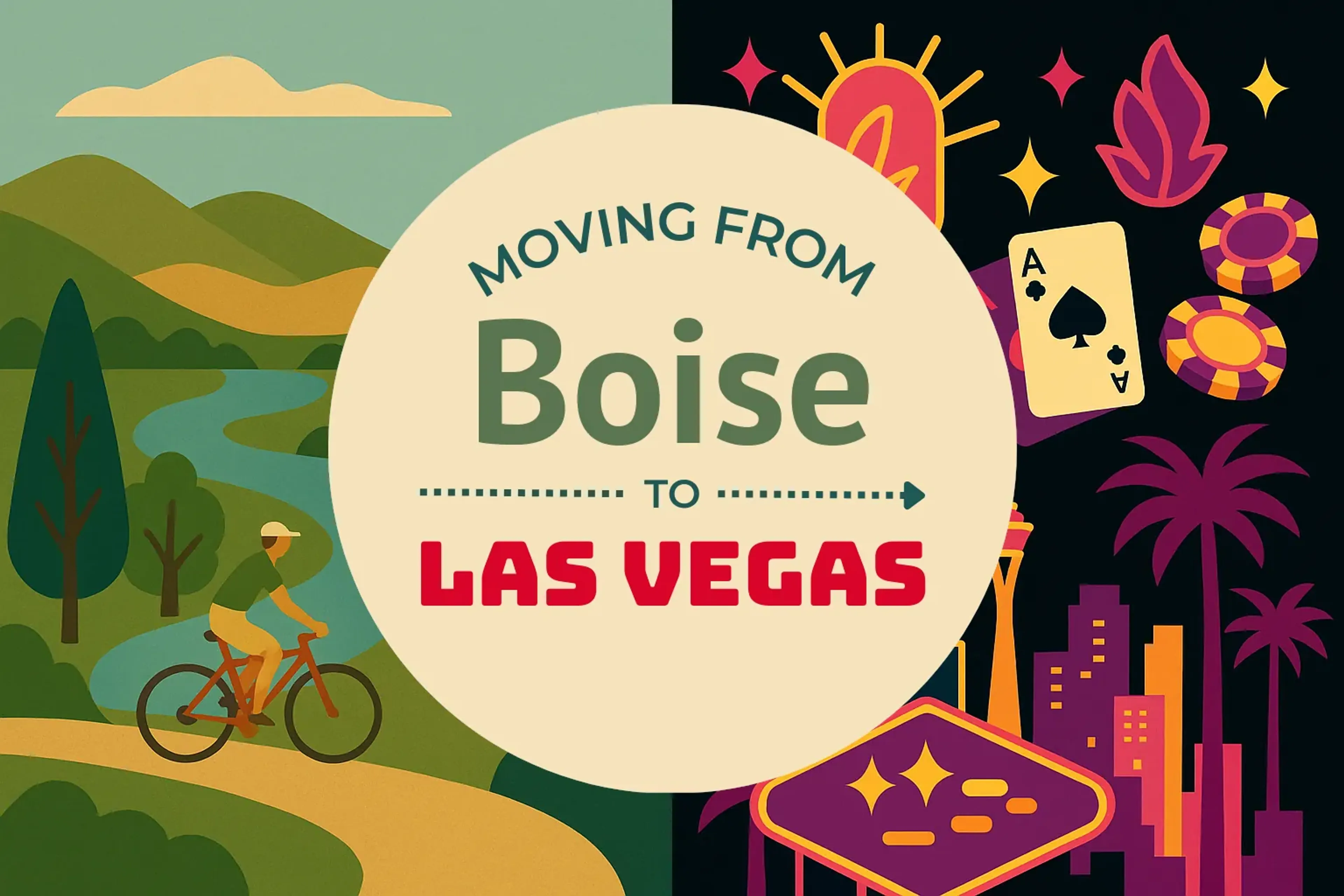 Side-by-side comparison of Boise to Las Vegas moving companies