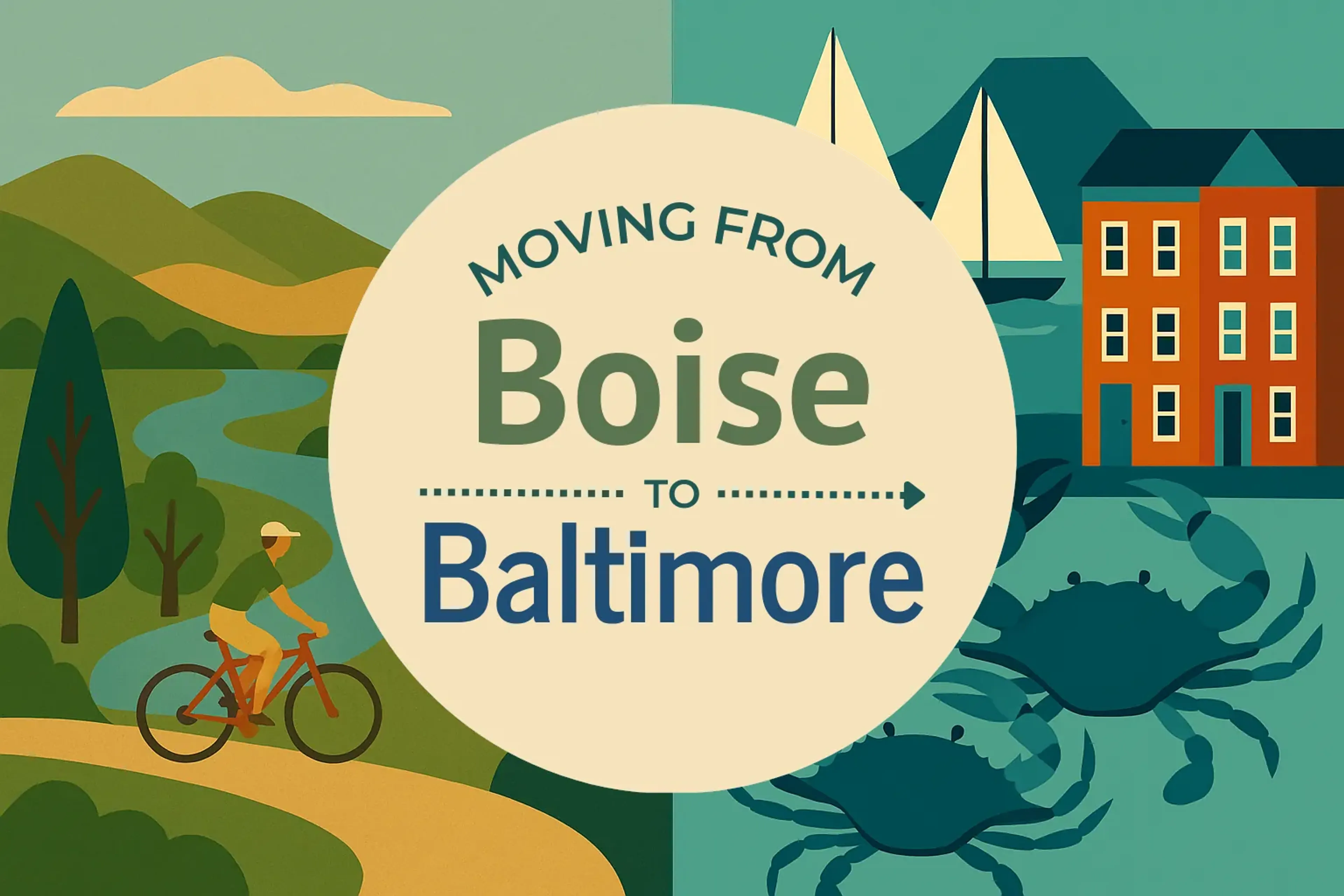 Side-by-side comparison of Boise to Baltimore moving companies