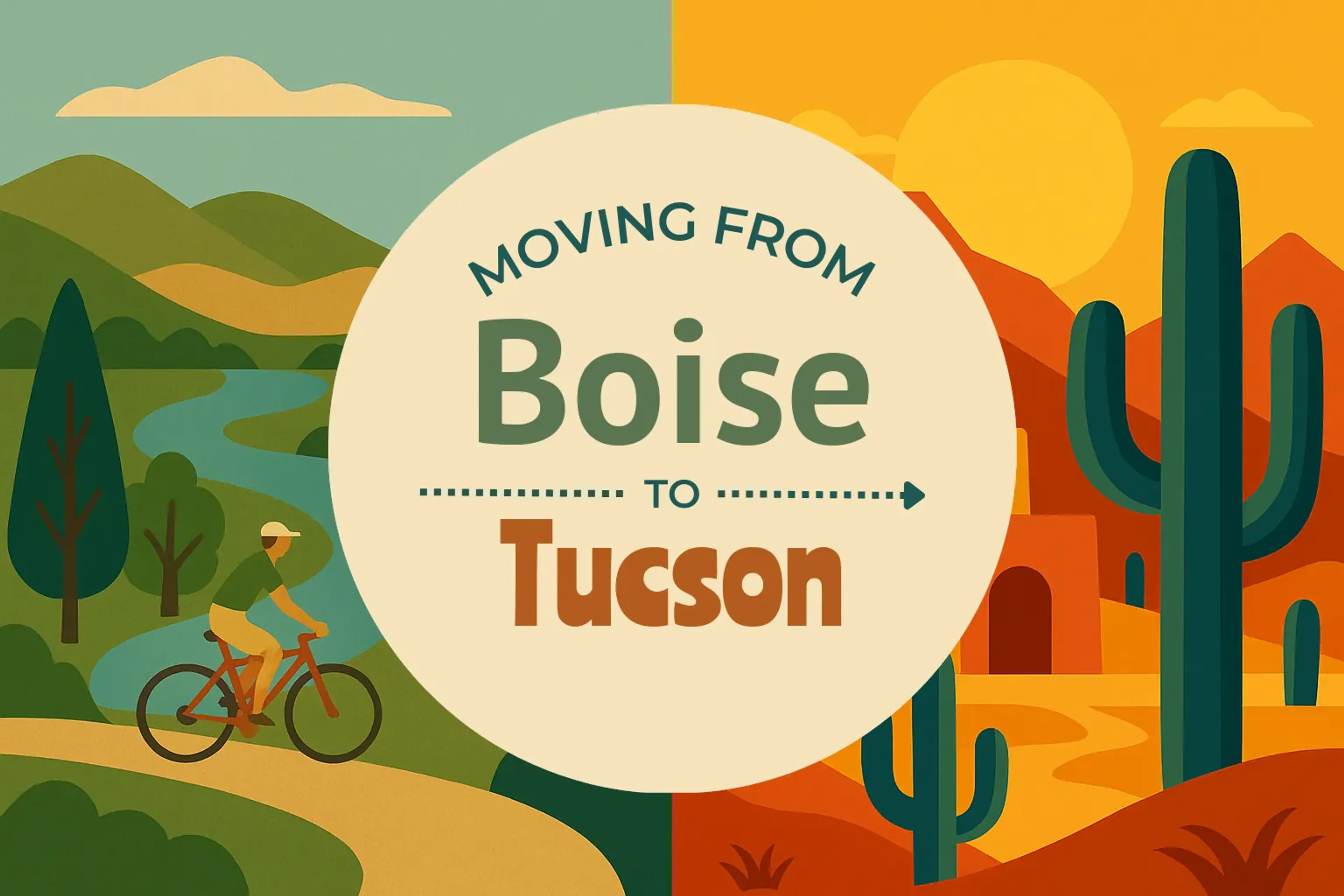 Side-by-side comparison of Boise to Tucson moving companies
