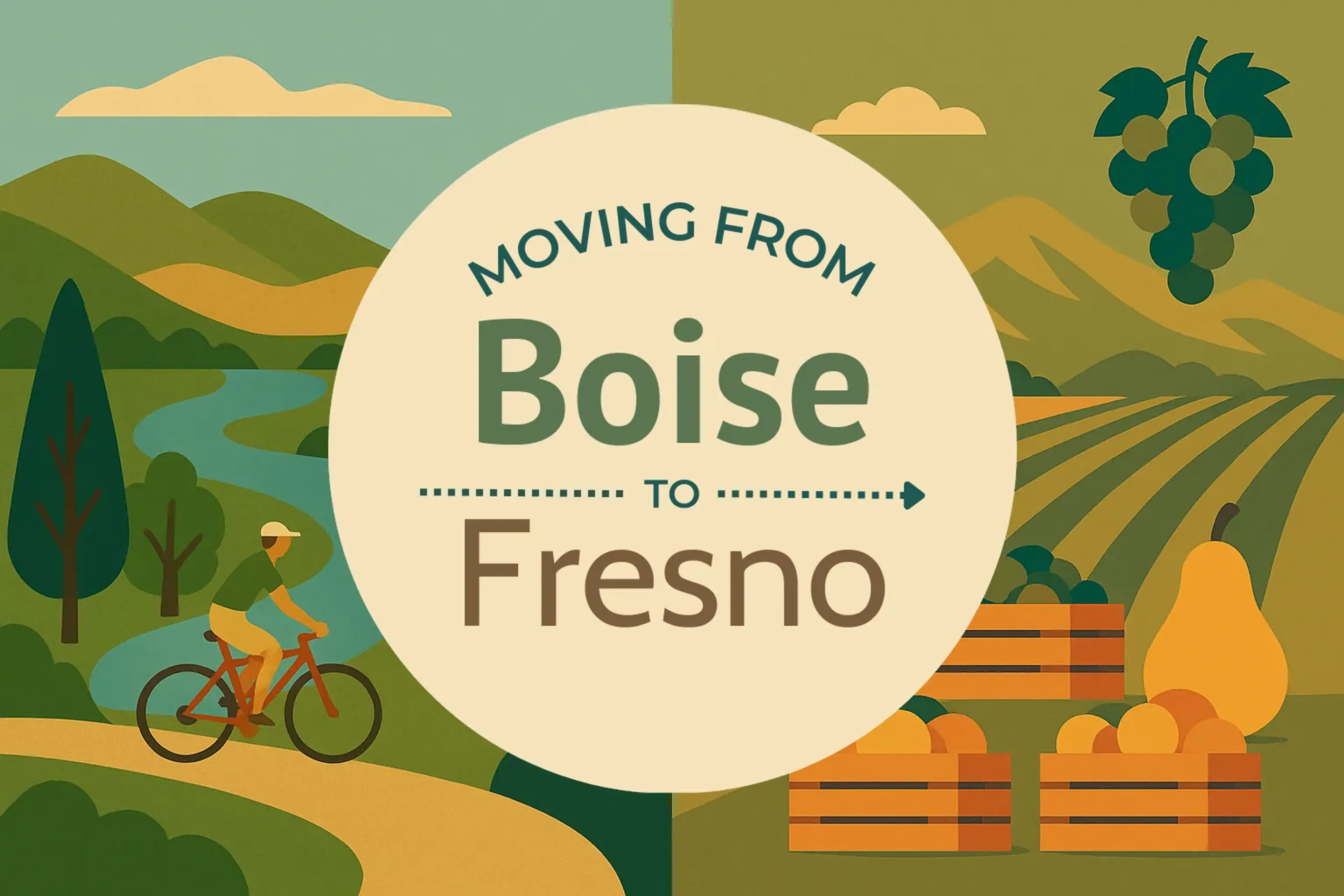 Side-by-side comparison of Boise to Fresno moving companies