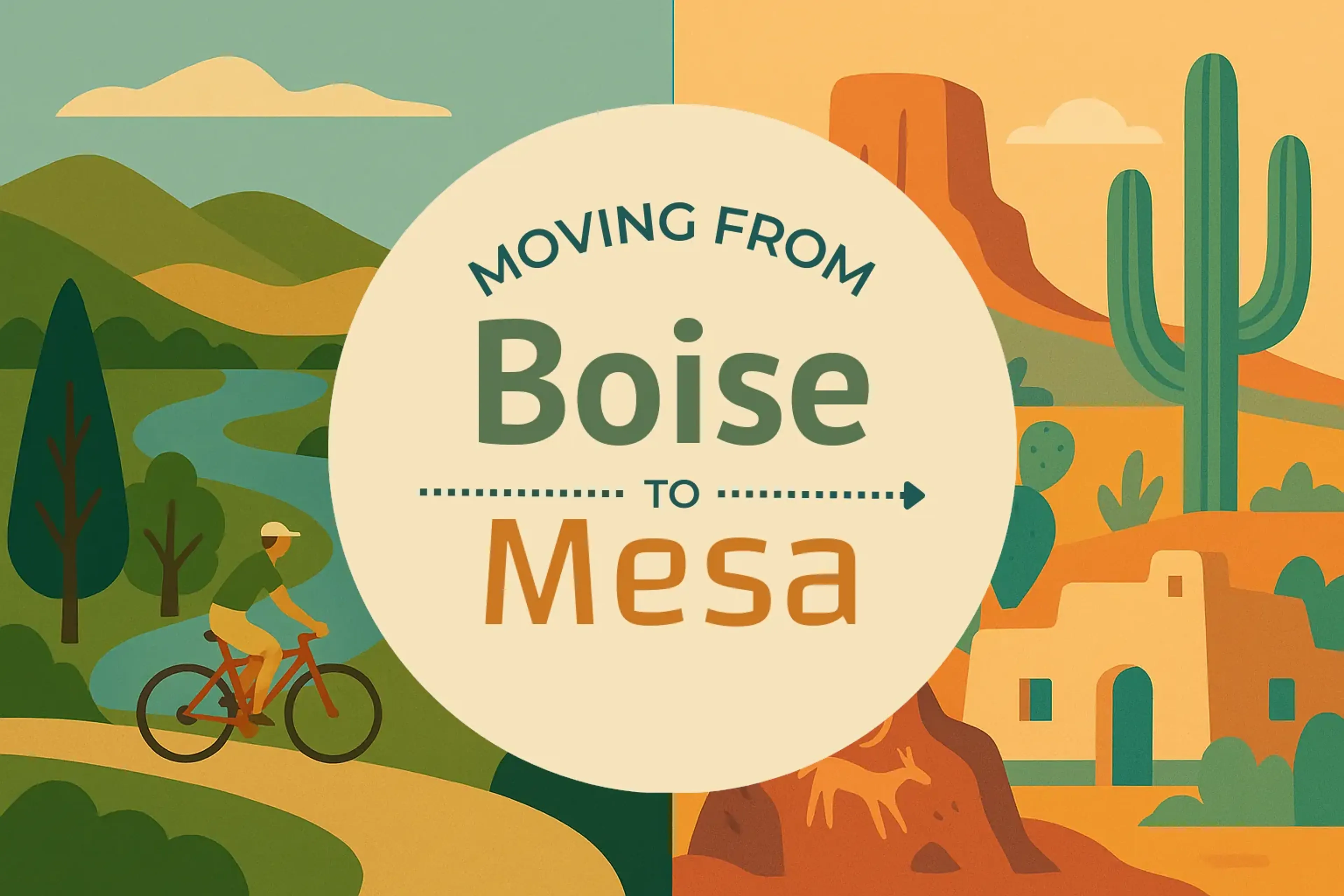 Side-by-side comparison of Boise to Mesa moving companies
