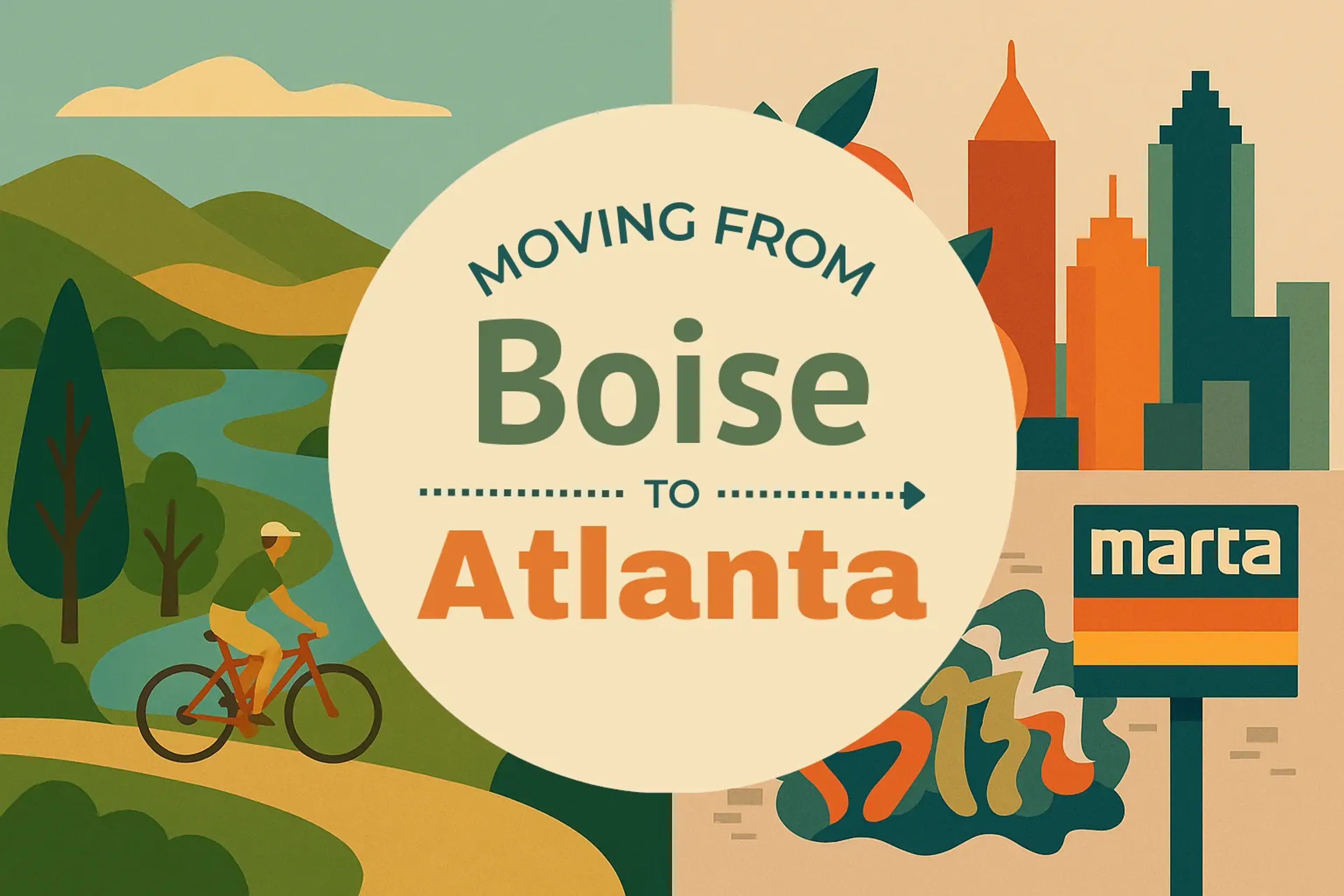 Side-by-side comparison of Boise to Atlanta moving companies