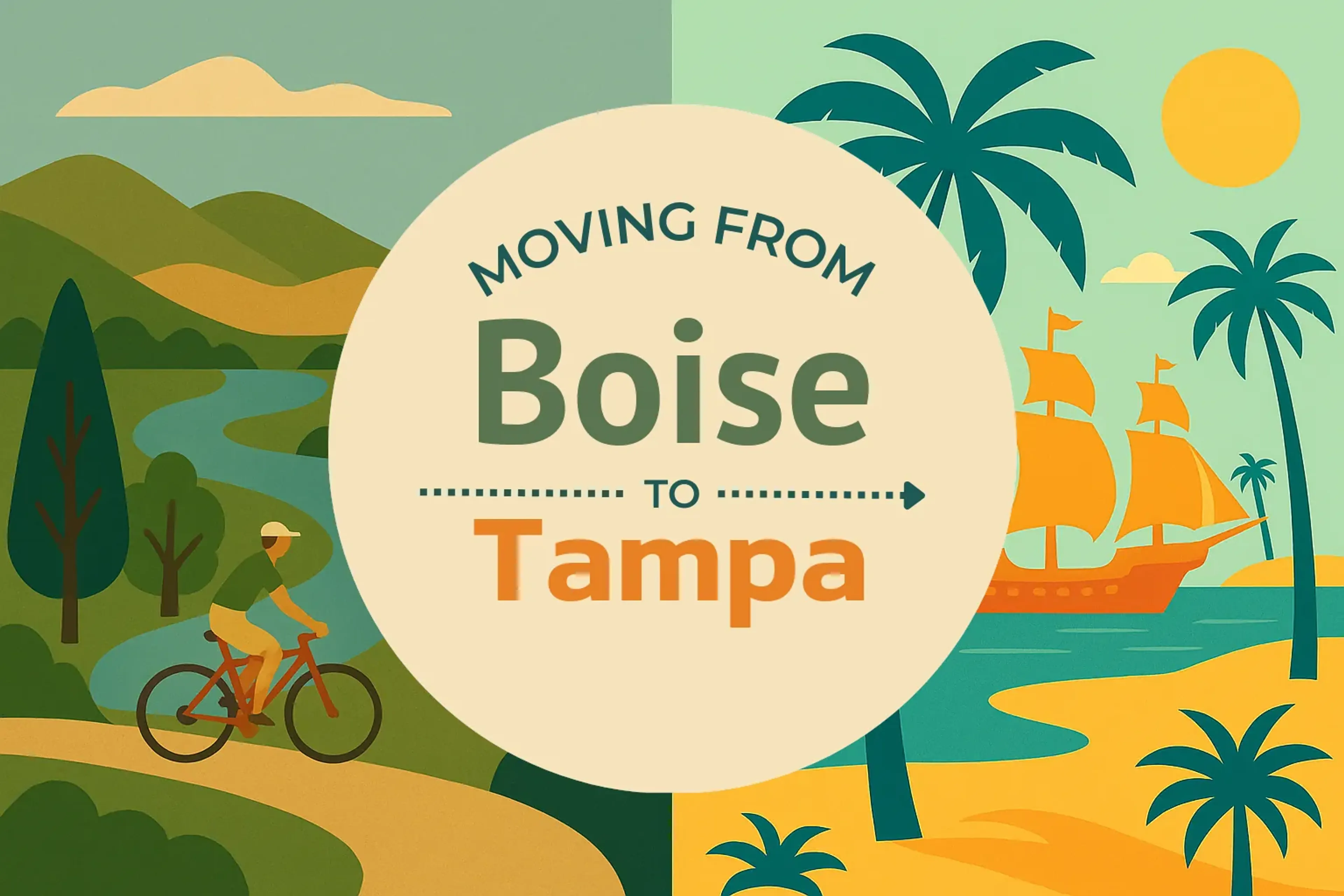 Side-by-side comparison of Boise to Tampa moving companies
