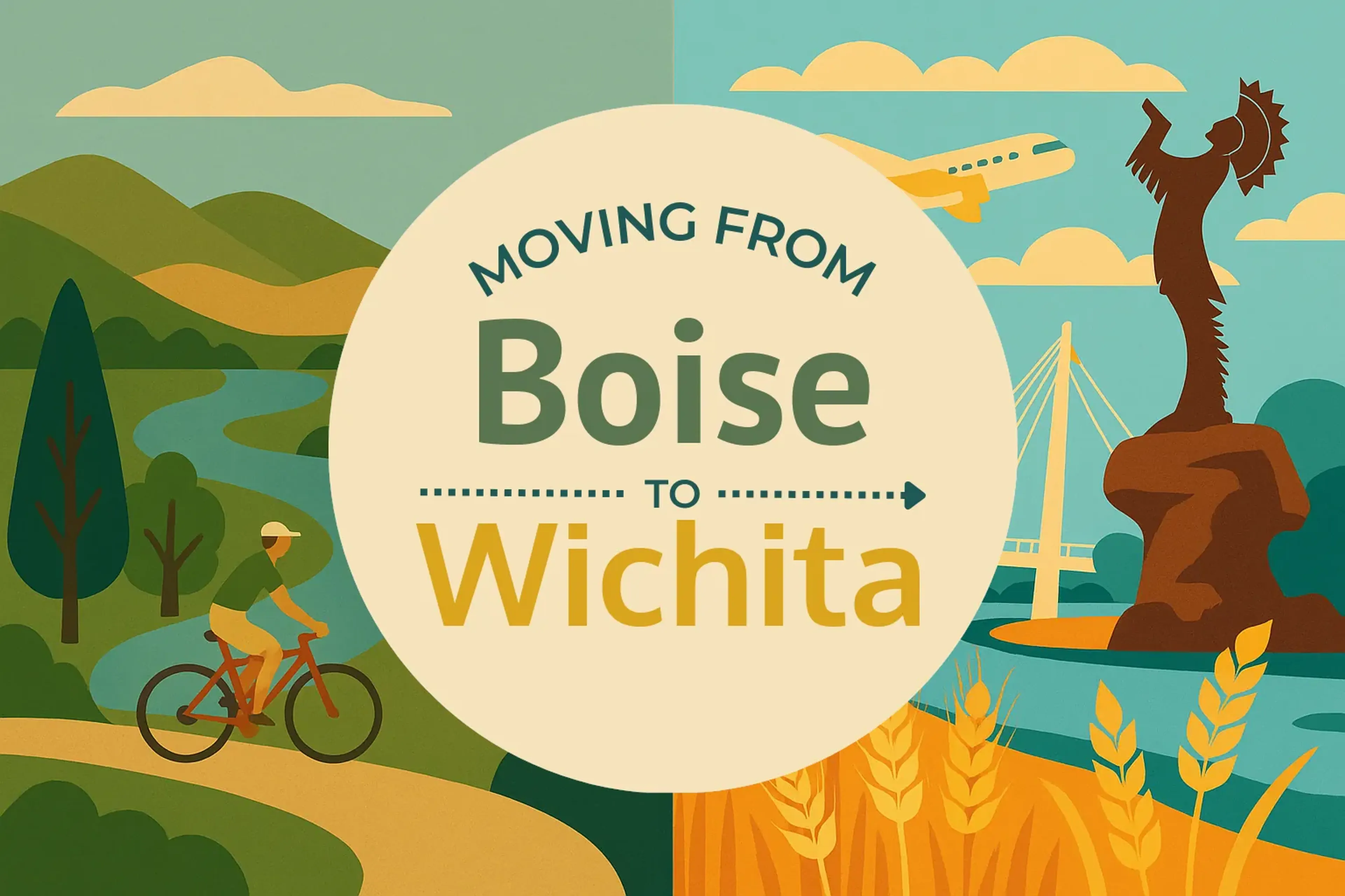 Side-by-side comparison of Boise to Wichita moving companies