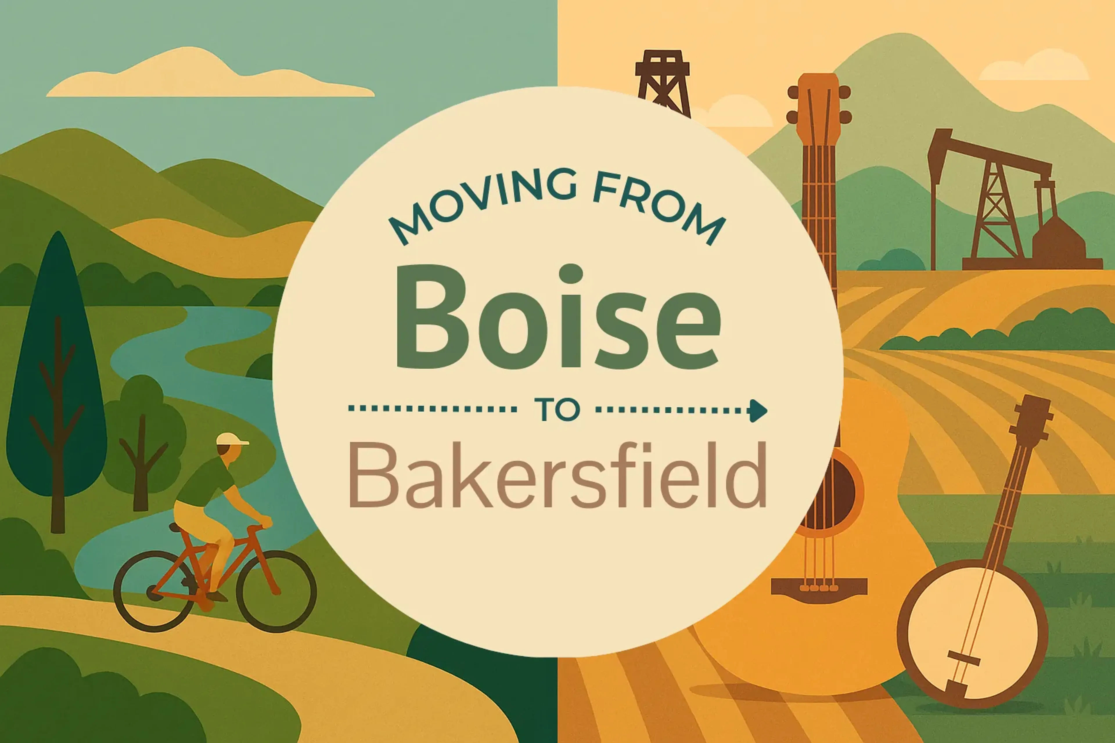 Side-by-side comparison of Boise to Bakersfield moving companies