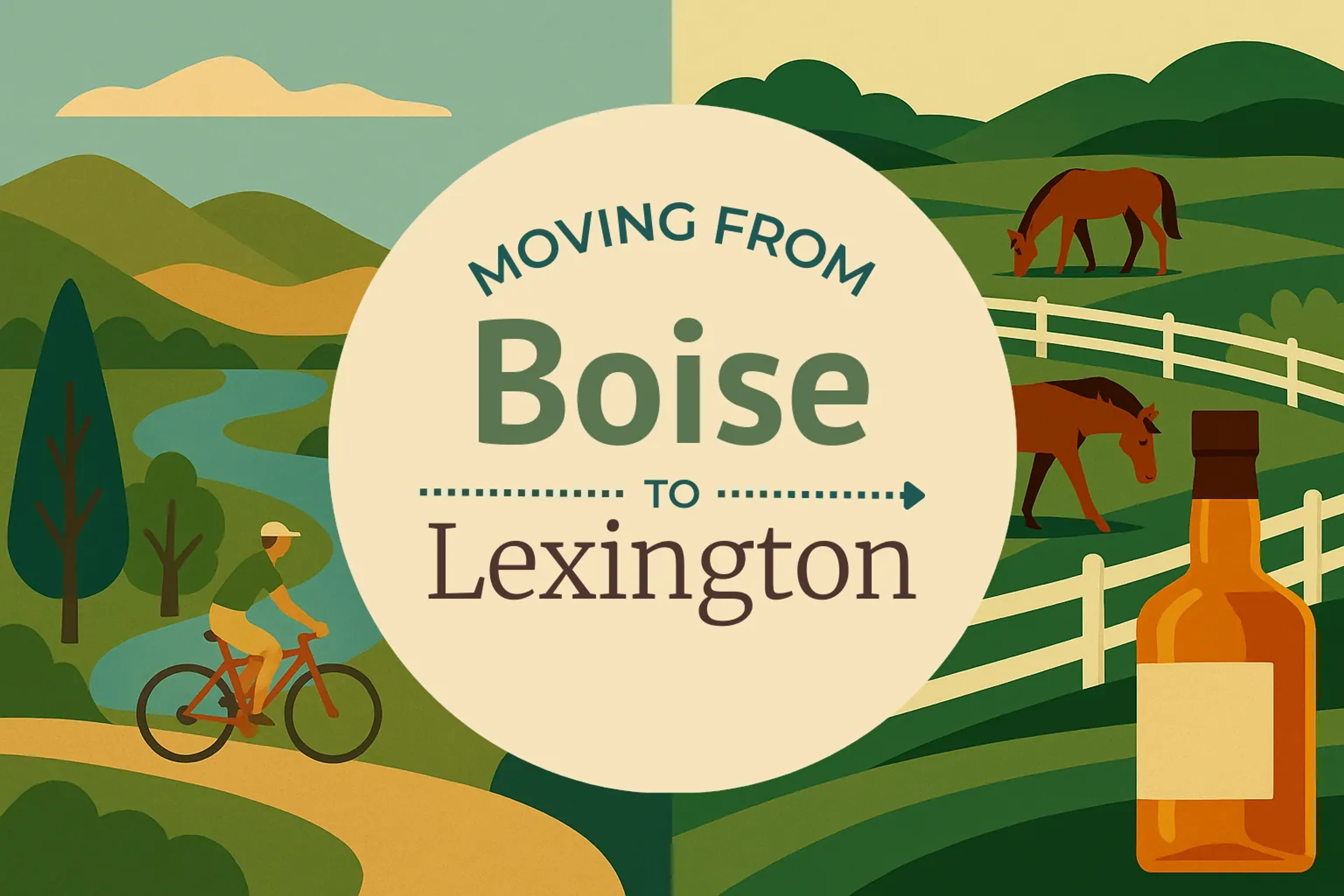 Side-by-side comparison of Boise to Lexington moving companies