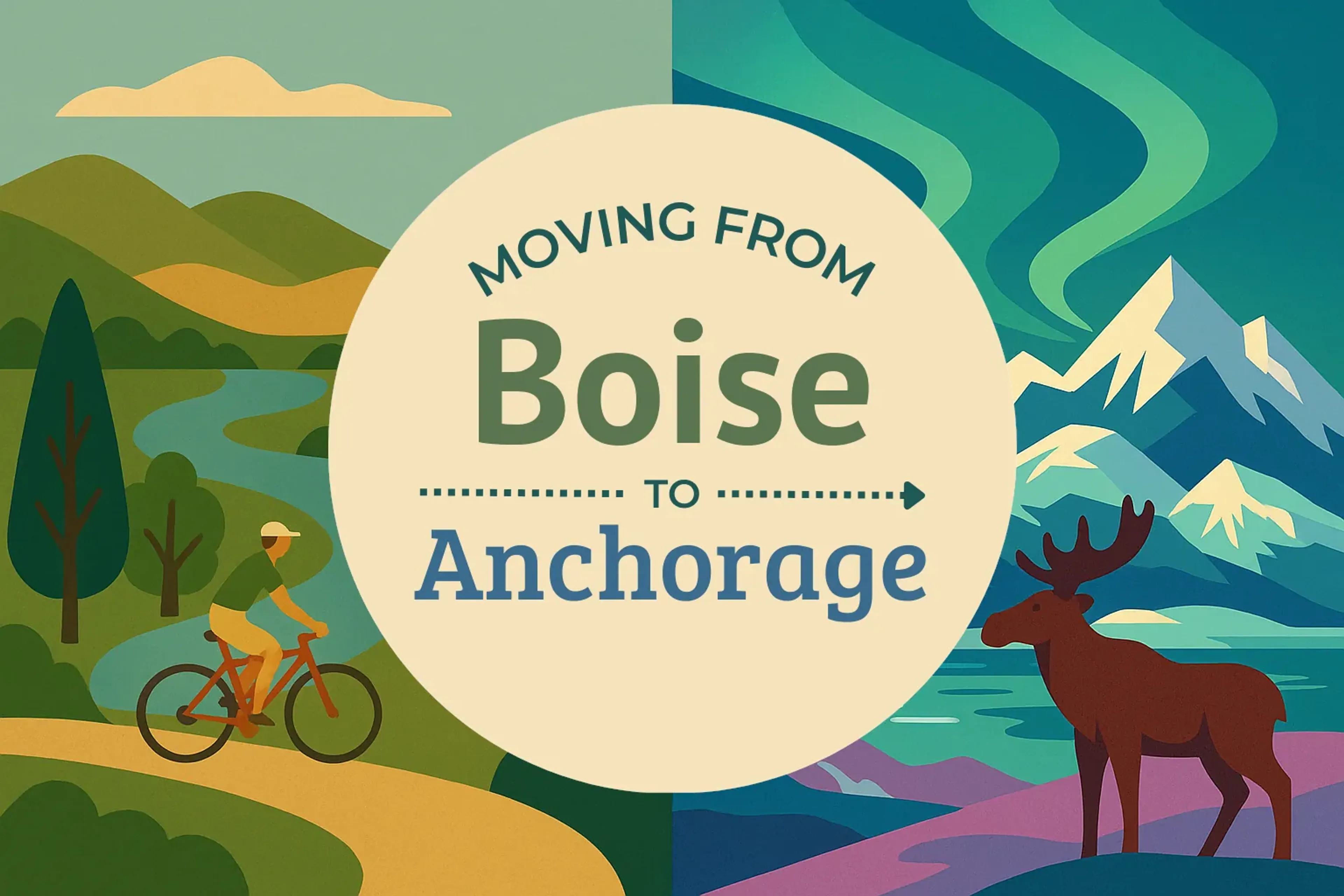 Side-by-side comparison of Boise to Anchorage moving companies