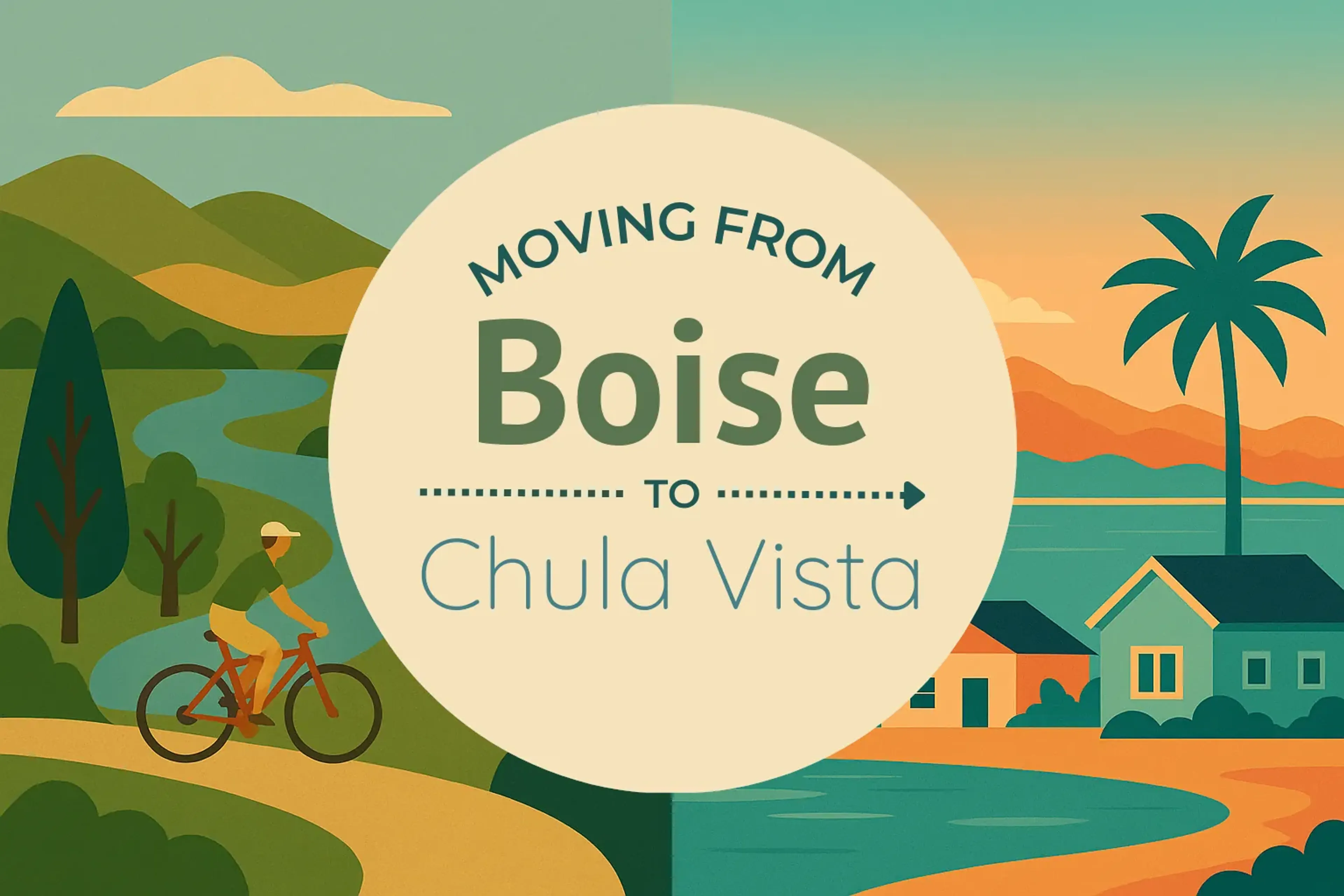 Side-by-side comparison of Boise to Chula Vista moving companies