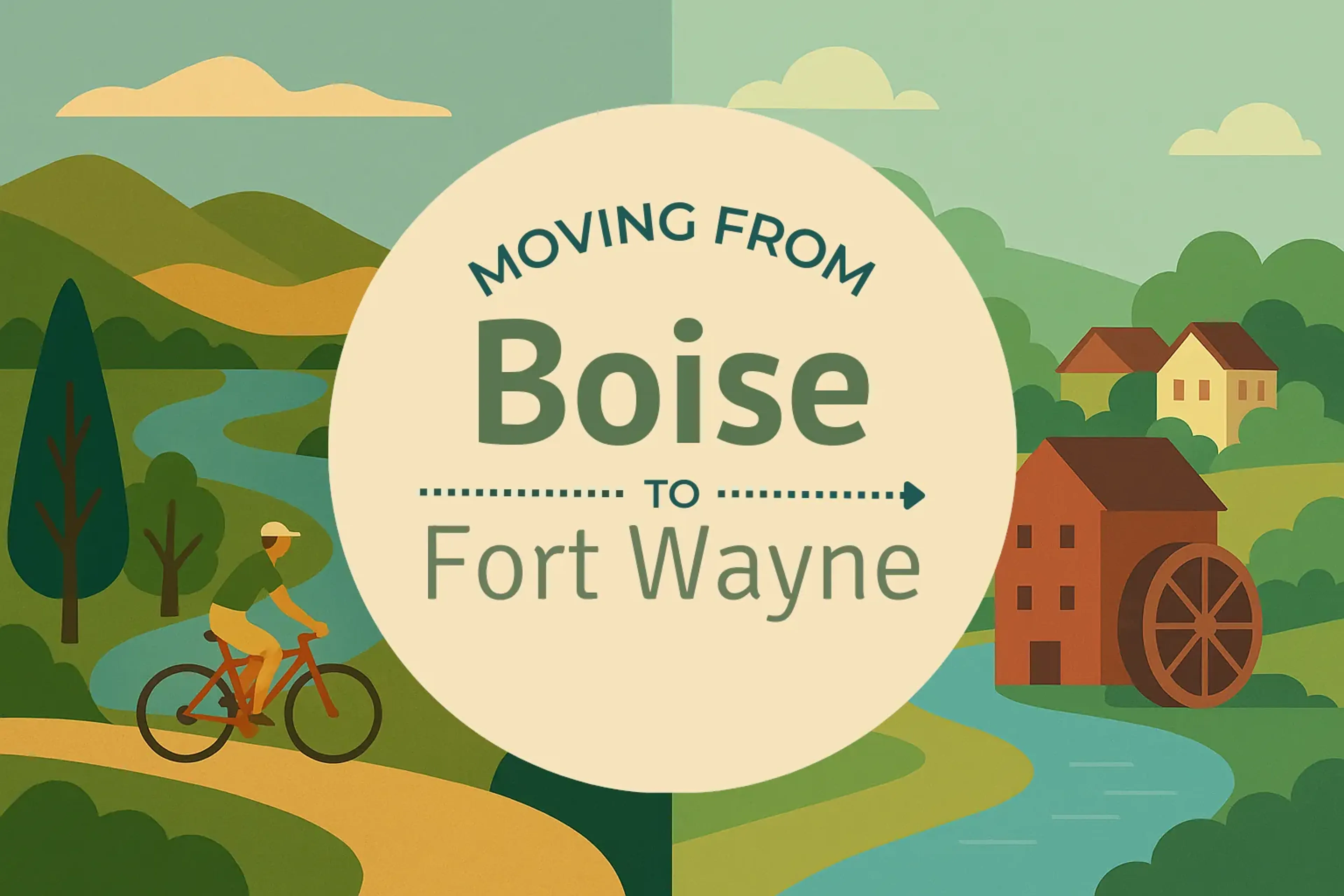 Side-by-side comparison of Boise to Fort Wayne moving companies