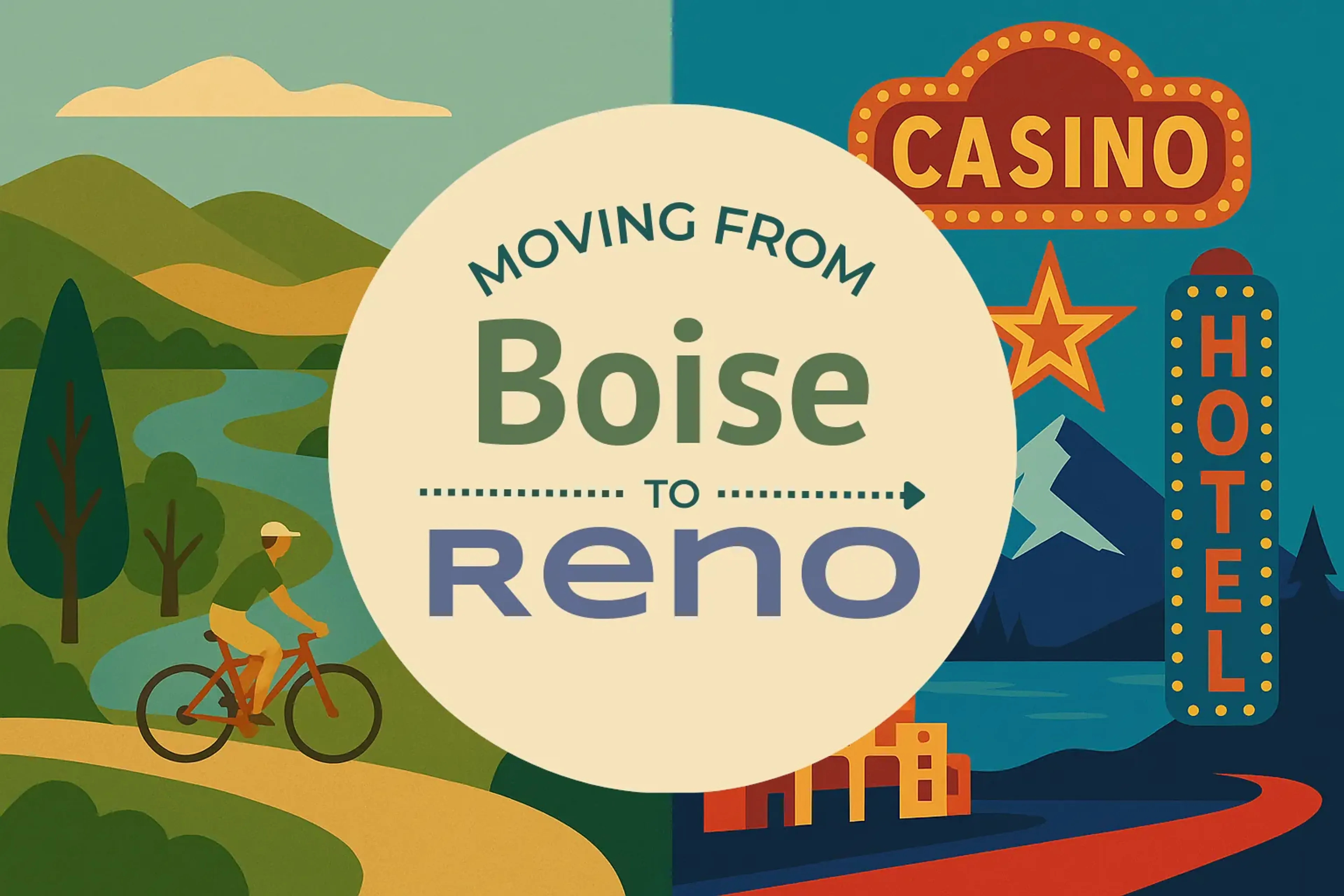 Side-by-side comparison of Boise to Reno moving companies