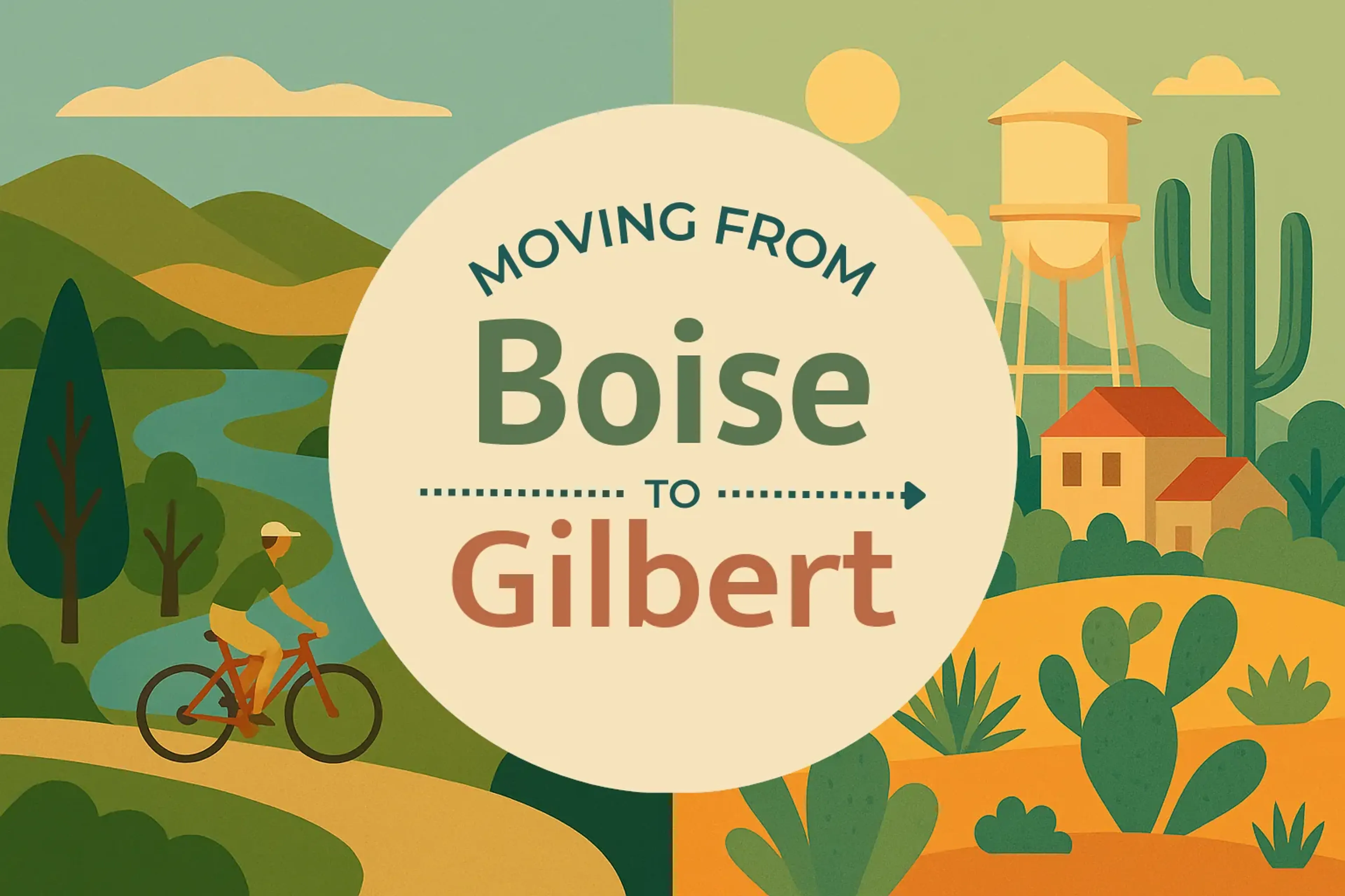 Side-by-side comparison of Boise to Gilbert moving companies