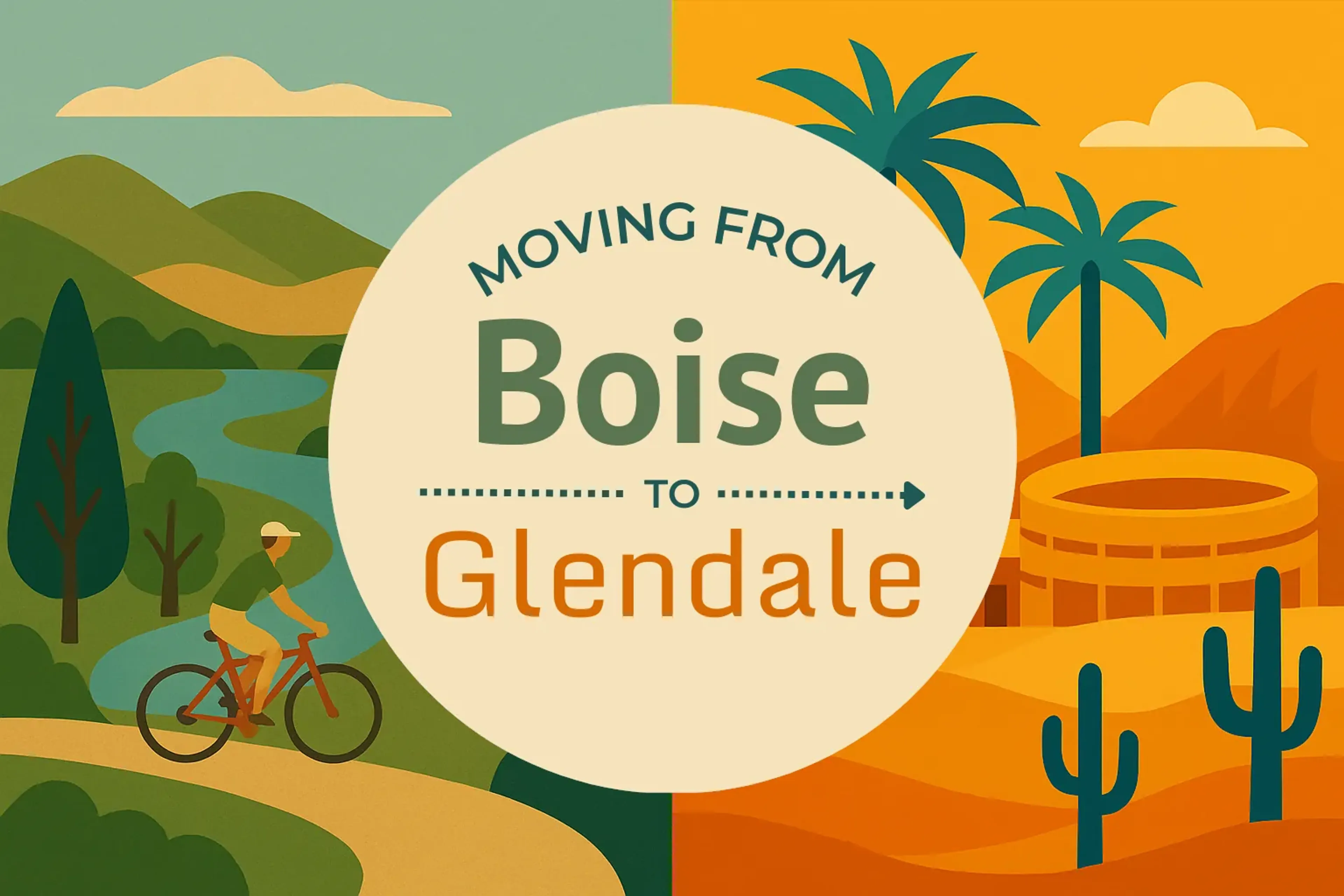 Side-by-side comparison of Boise to Glendale moving companies