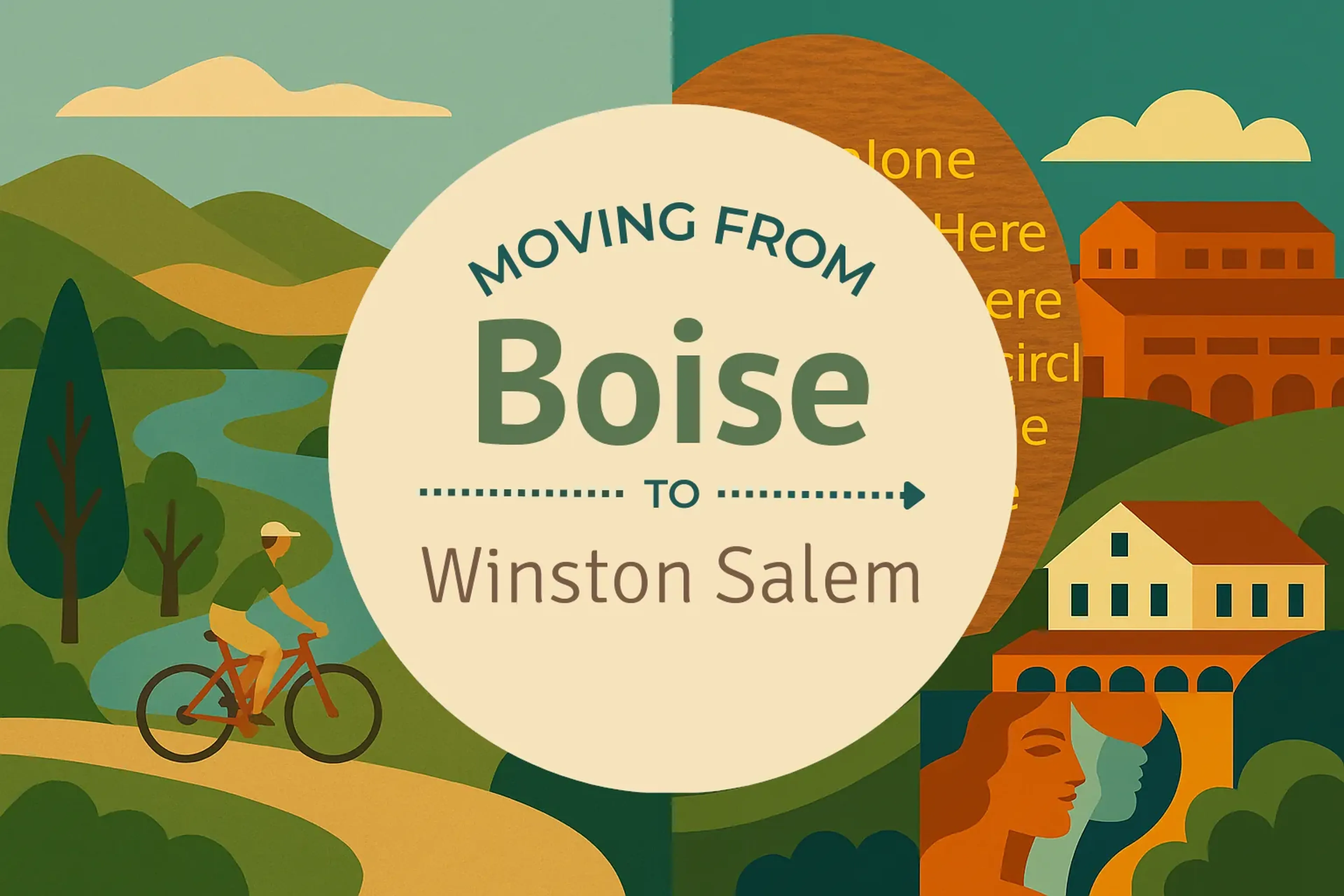 Side-by-side comparison of Boise to Winston Salem moving companies
