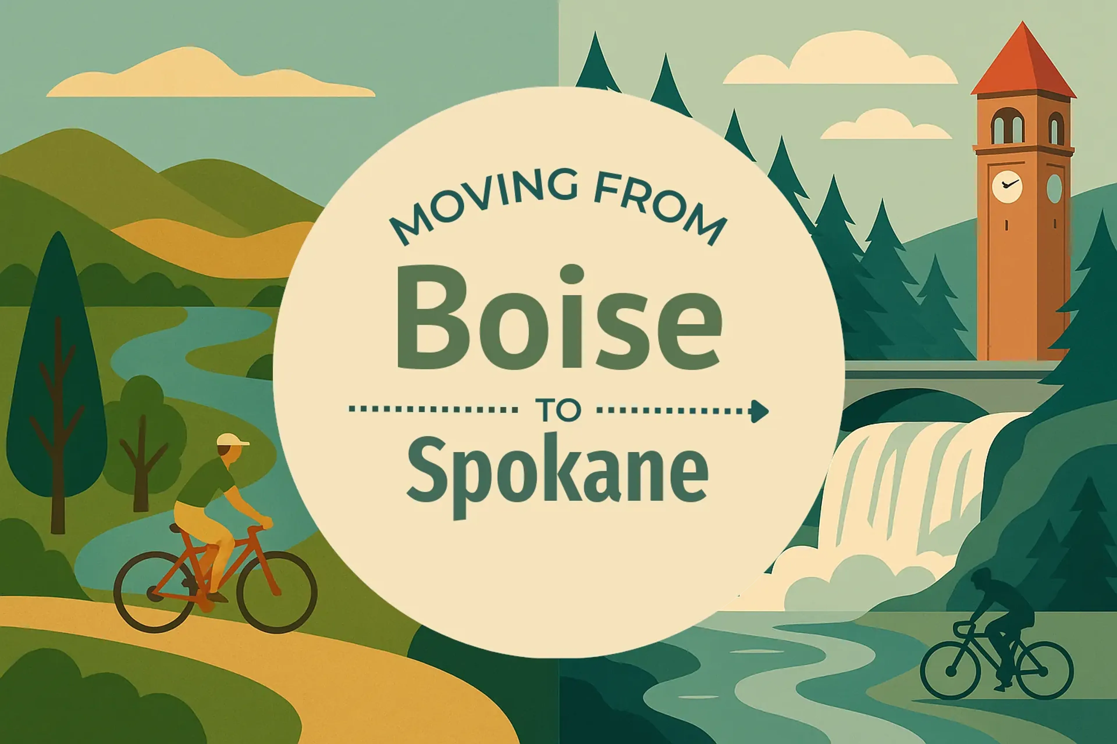 Side-by-side comparison of Boise to Spokane moving companies