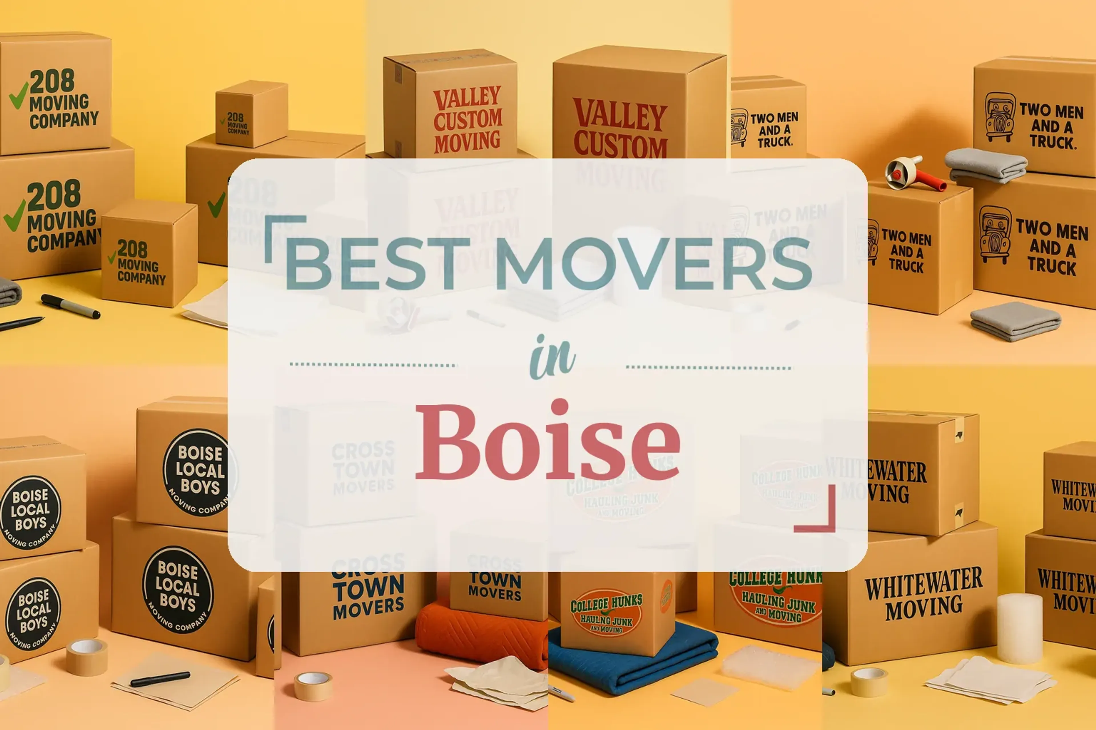Side-by-side comparison of Boise moving companies