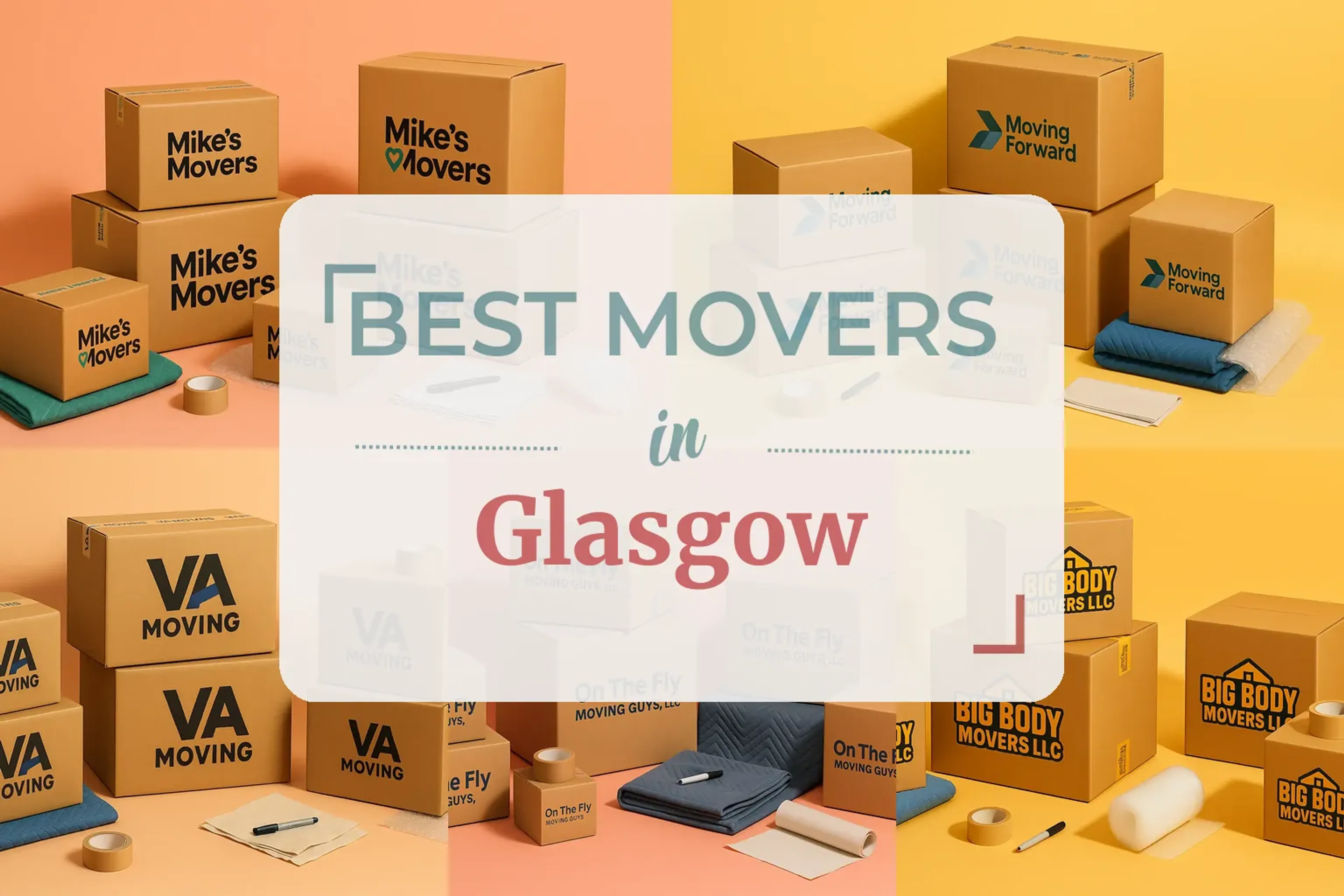 Side-by-side comparison of Glasgow moving companies