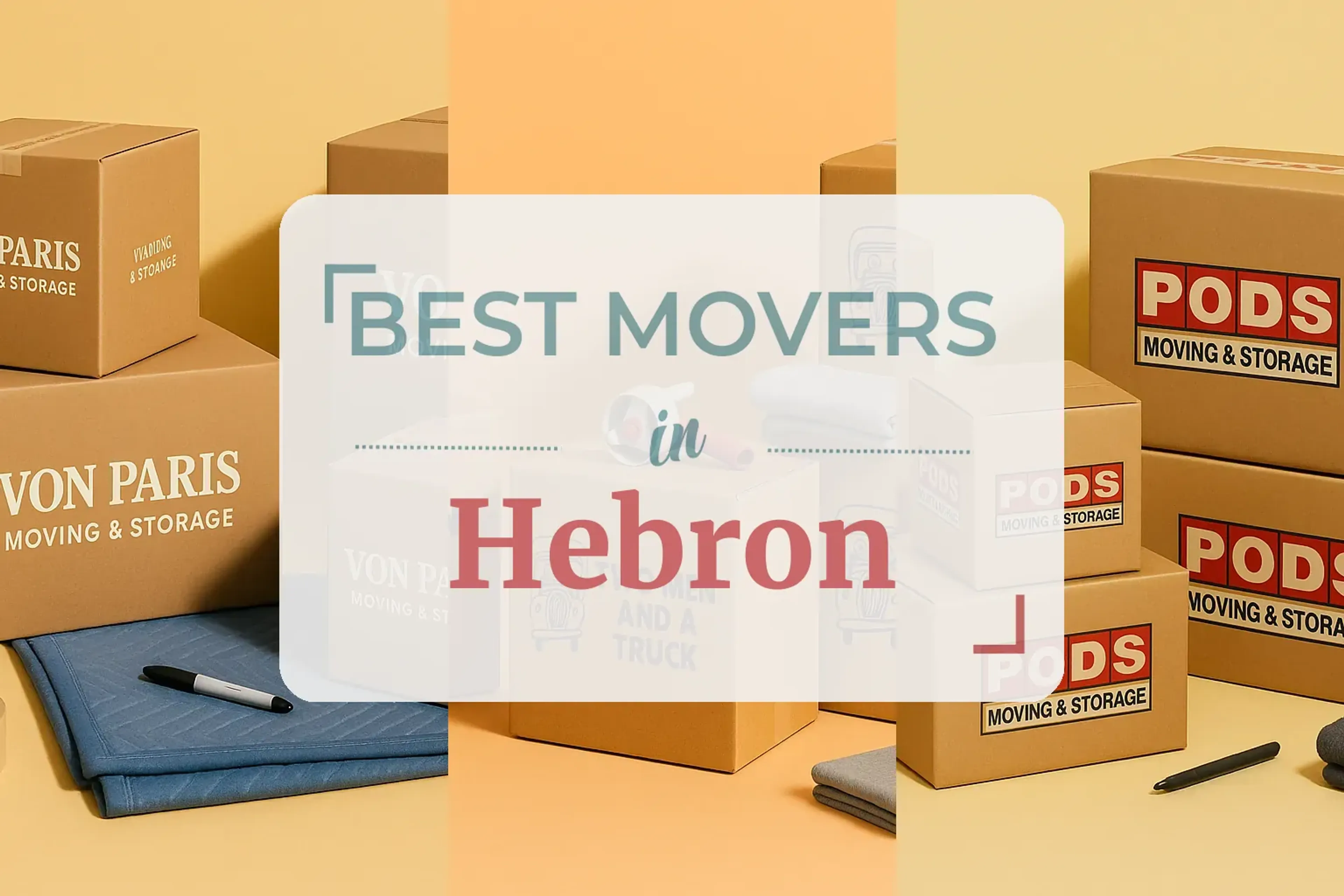 Side-by-side comparison of Hebron moving companies