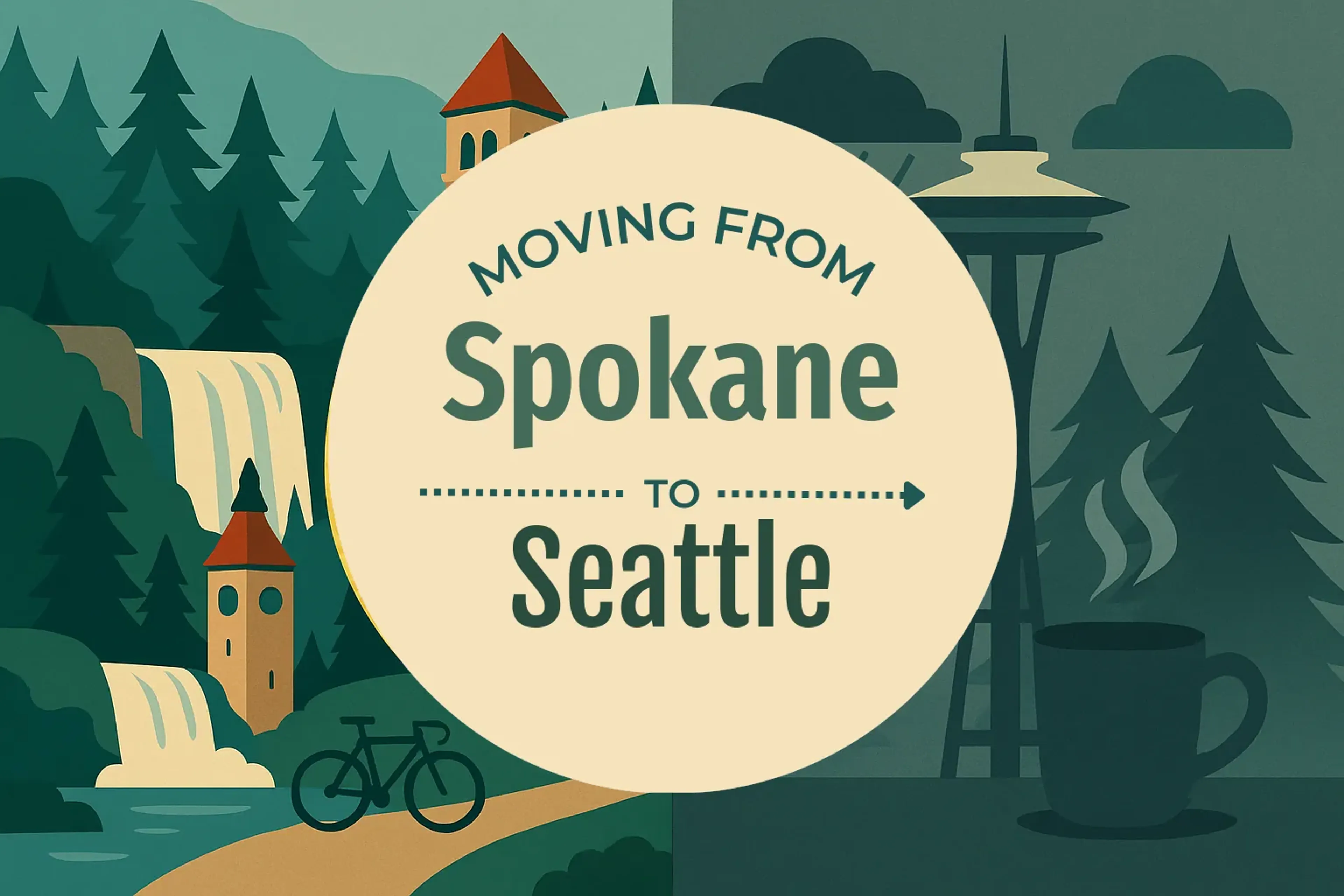 Side-by-side comparison of Spokane to Seattle moving companies