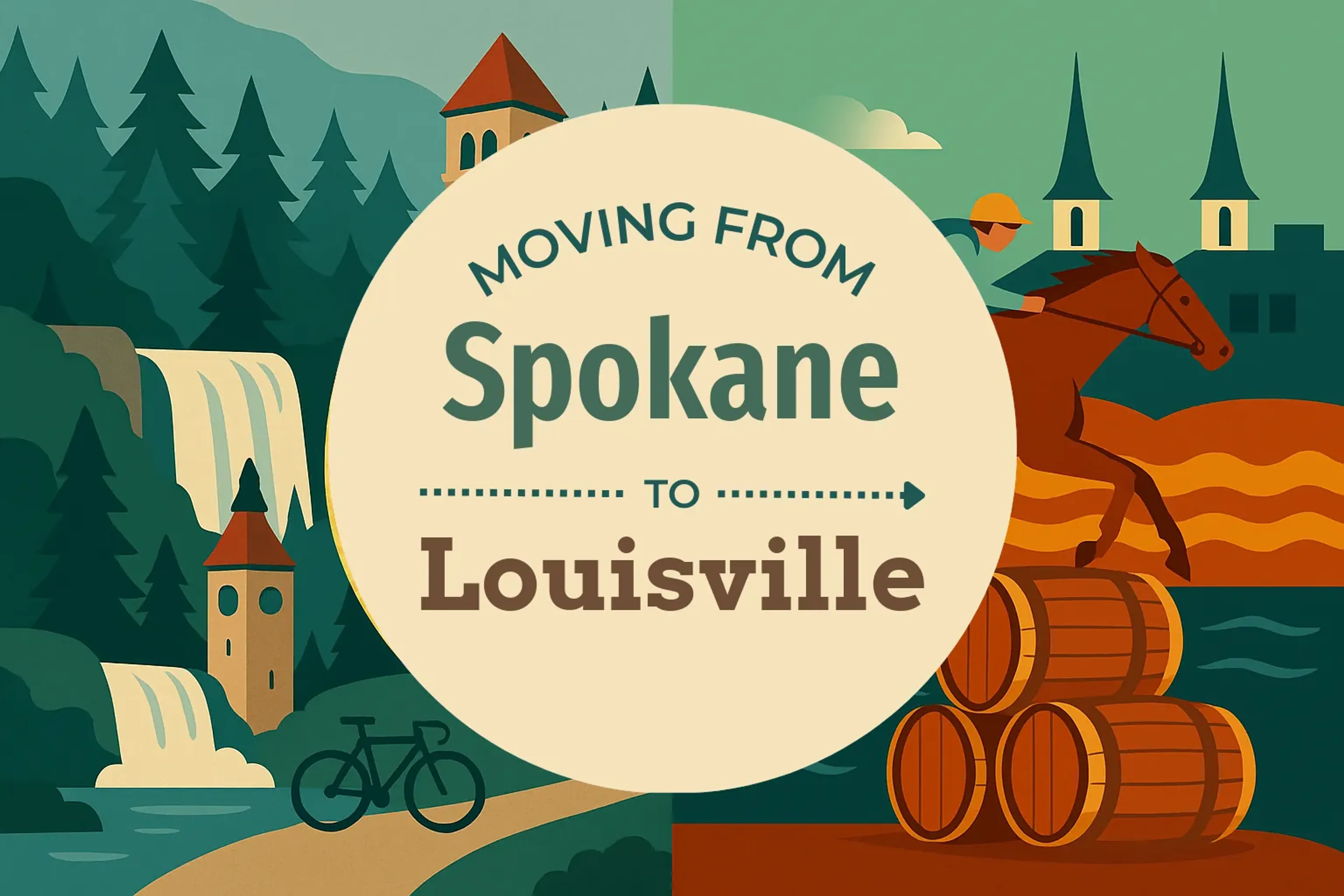 Side-by-side comparison of Spokane to Louisville moving companies