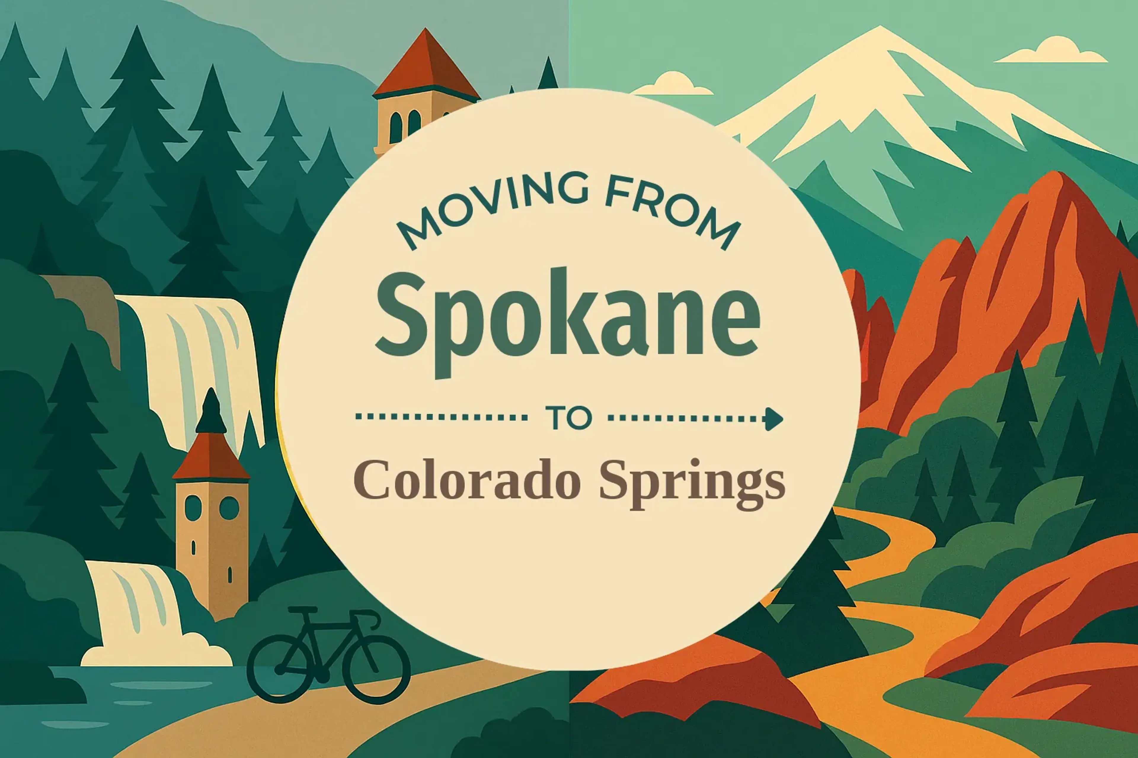Side-by-side comparison of Spokane to Colorado Springs moving companies