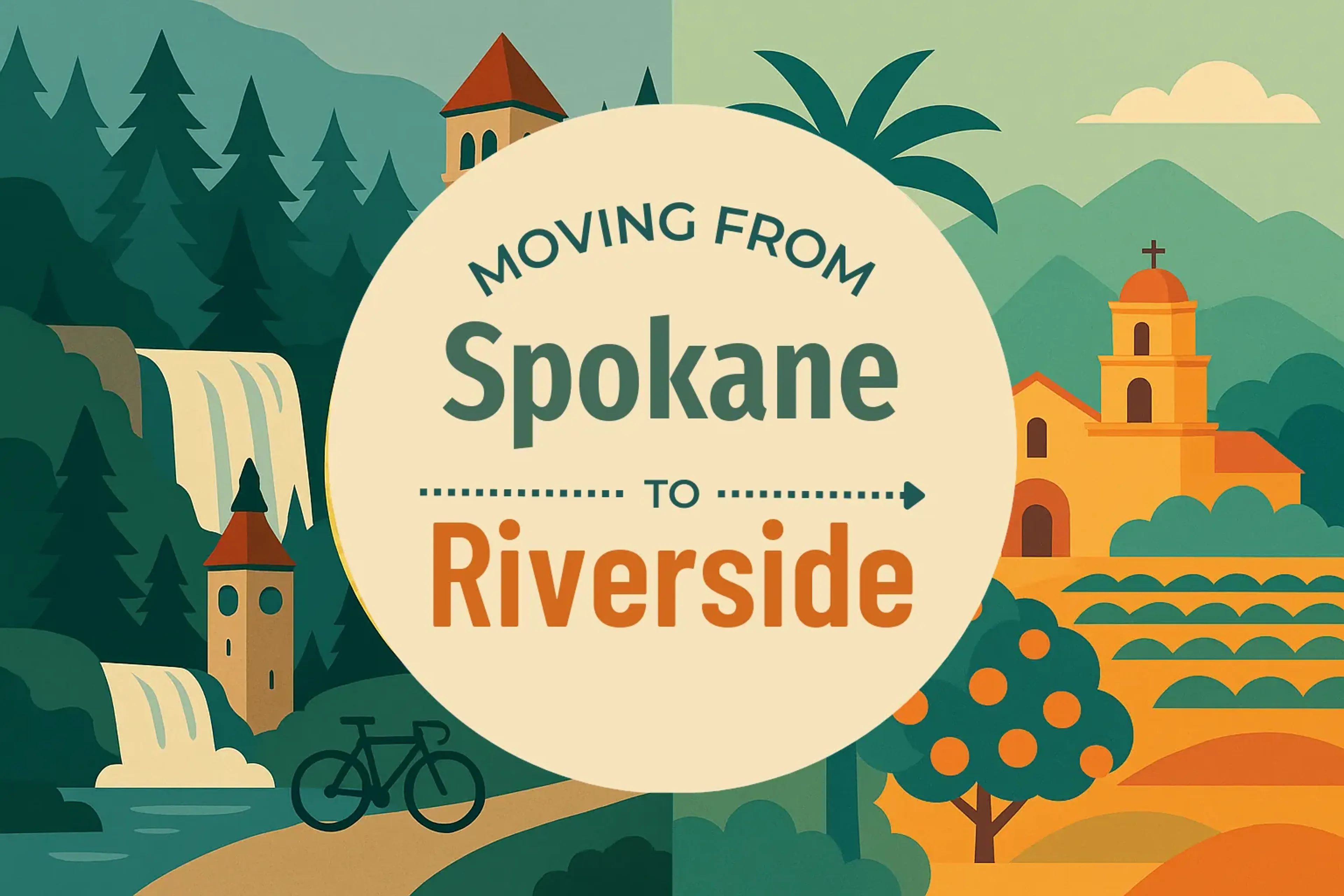 Side-by-side comparison of Spokane to Riverside moving companies