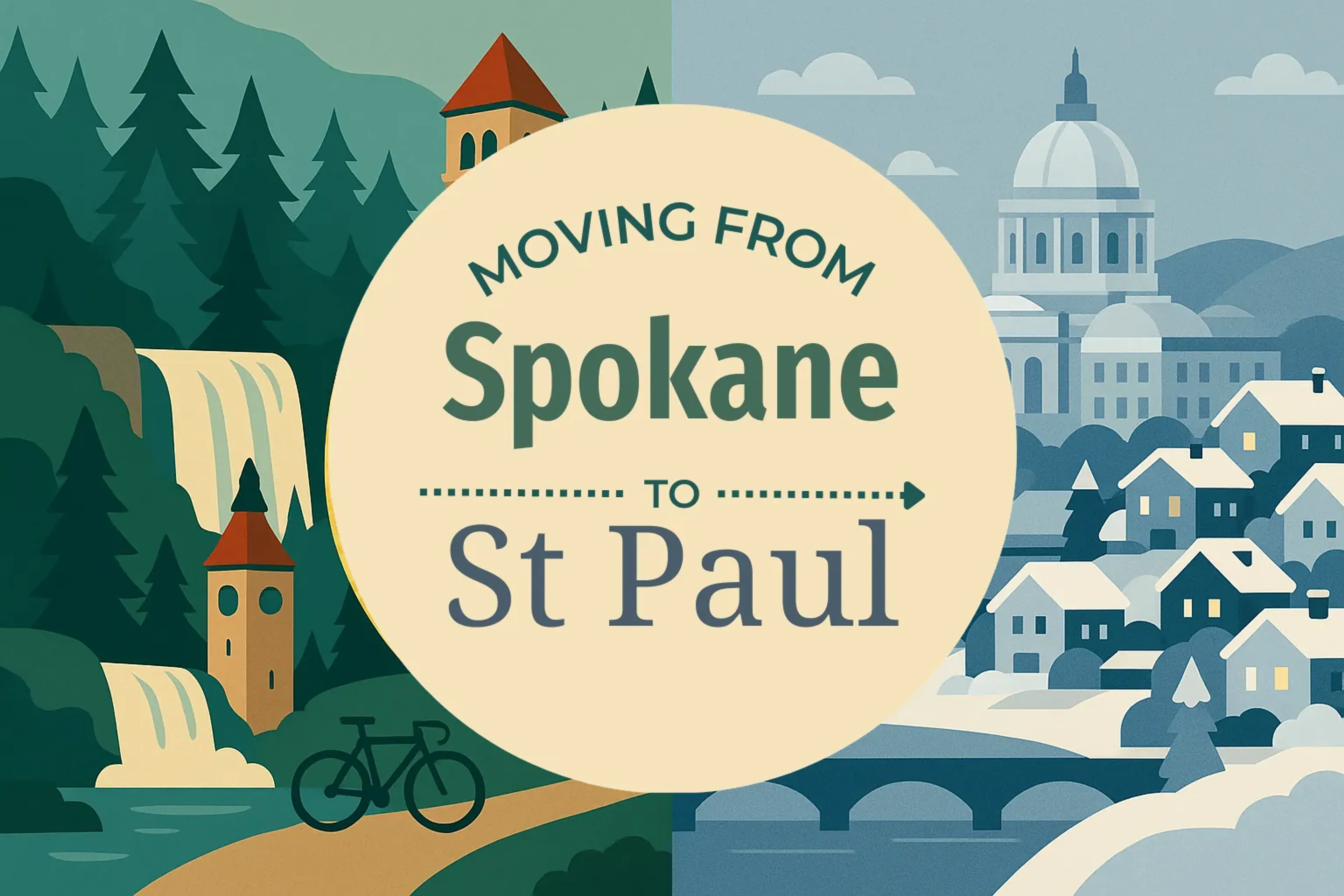 Side-by-side comparison of Spokane to St. Paul moving companies