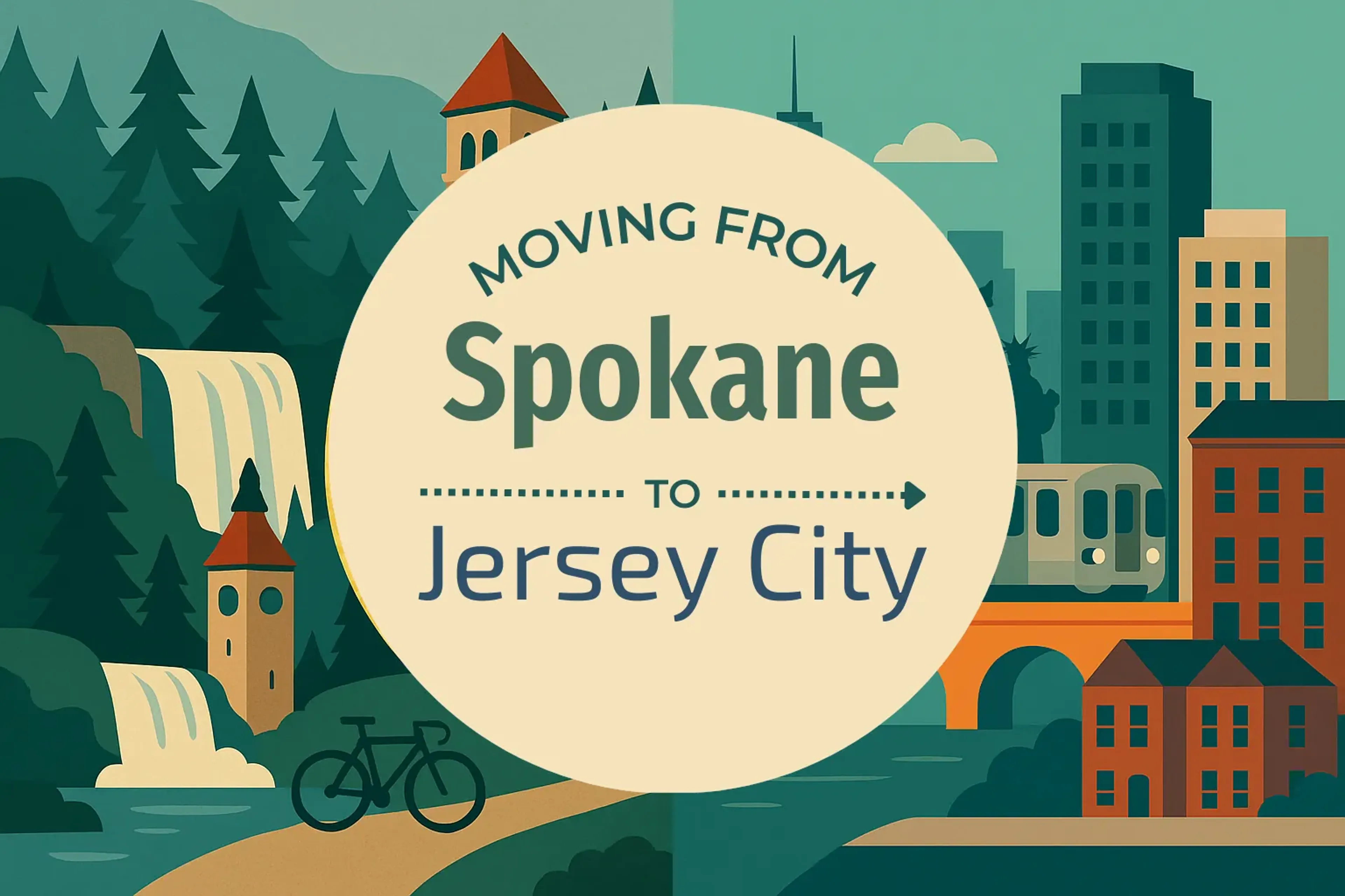 Side-by-side comparison of Spokane to Jersey City moving companies