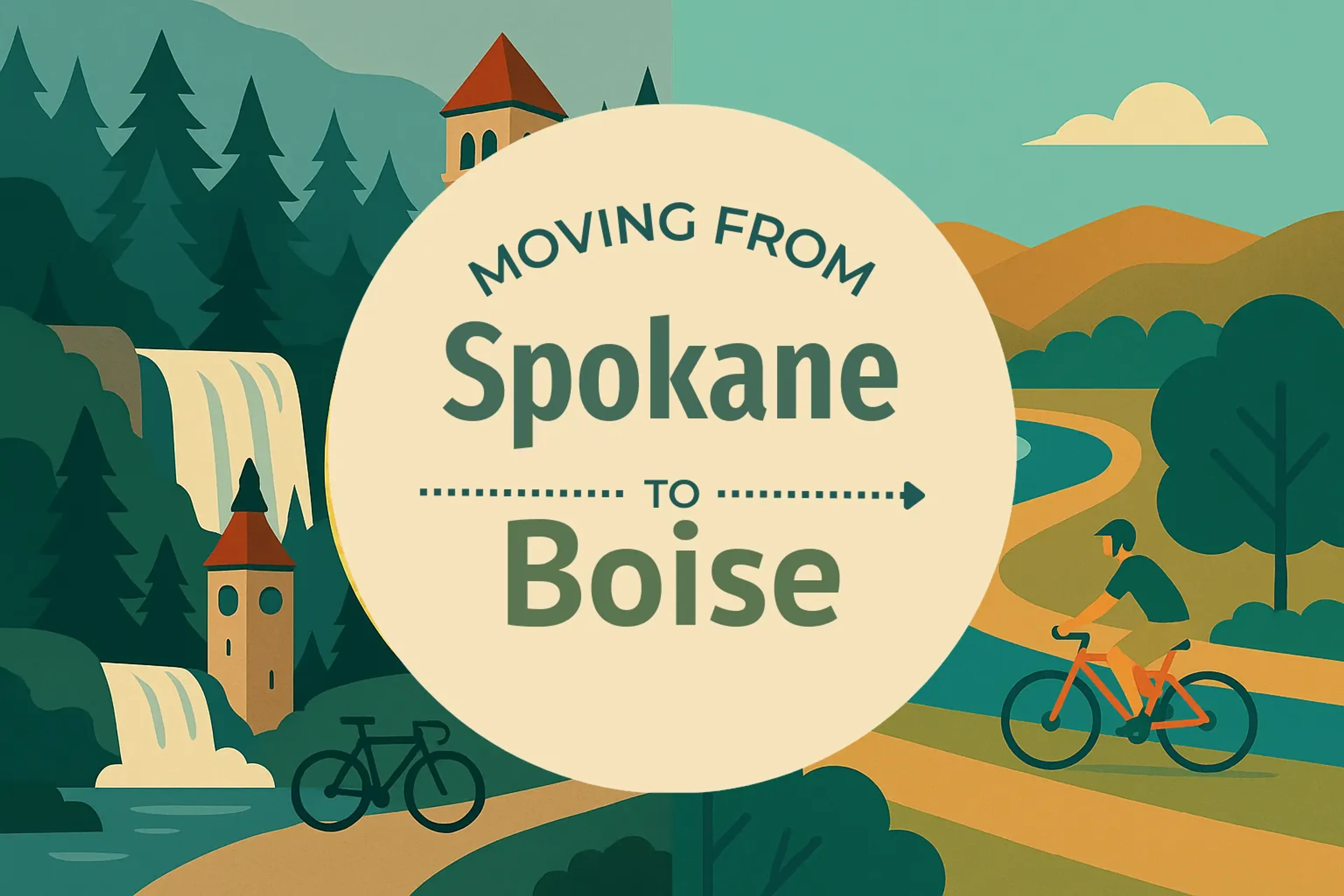 Side-by-side comparison of Spokane to Boise moving companies