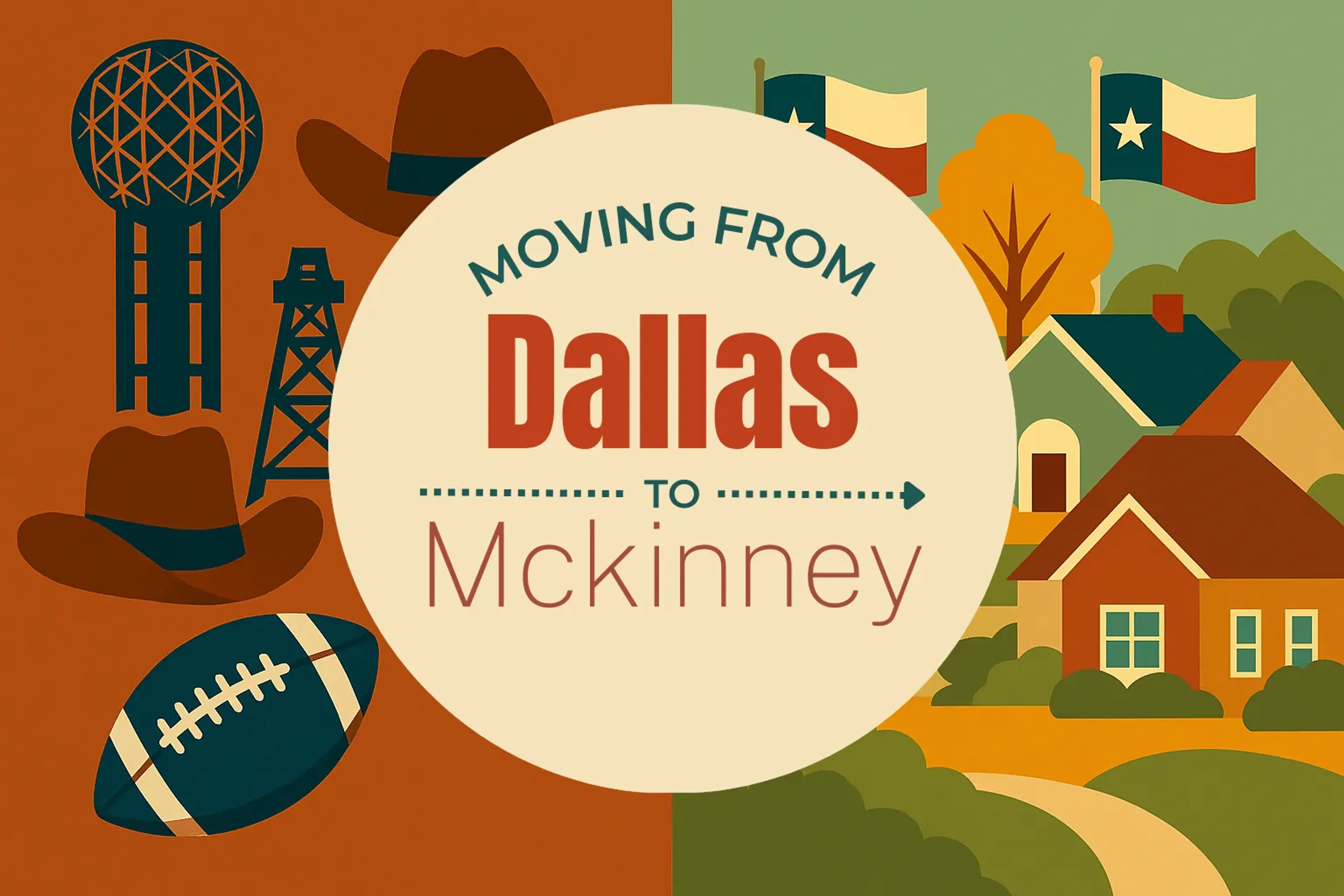 Side-by-side comparison of Dallas to Mckinney moving companies