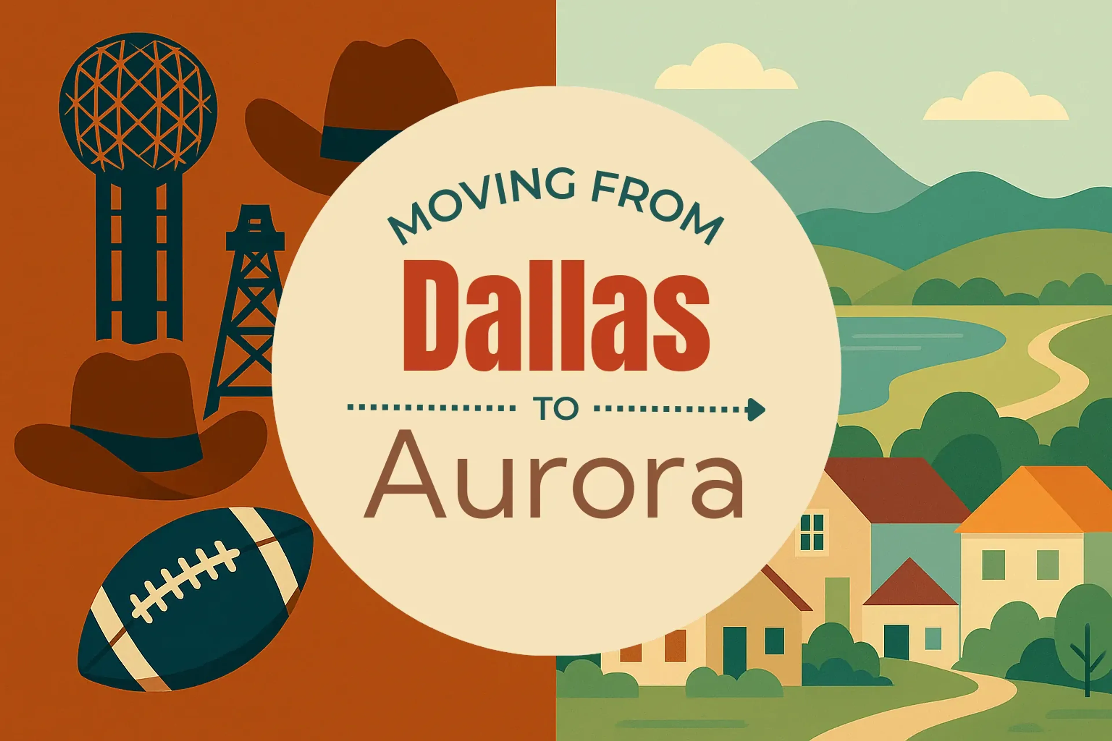 Side-by-side comparison of Dallas to Aurora moving companies