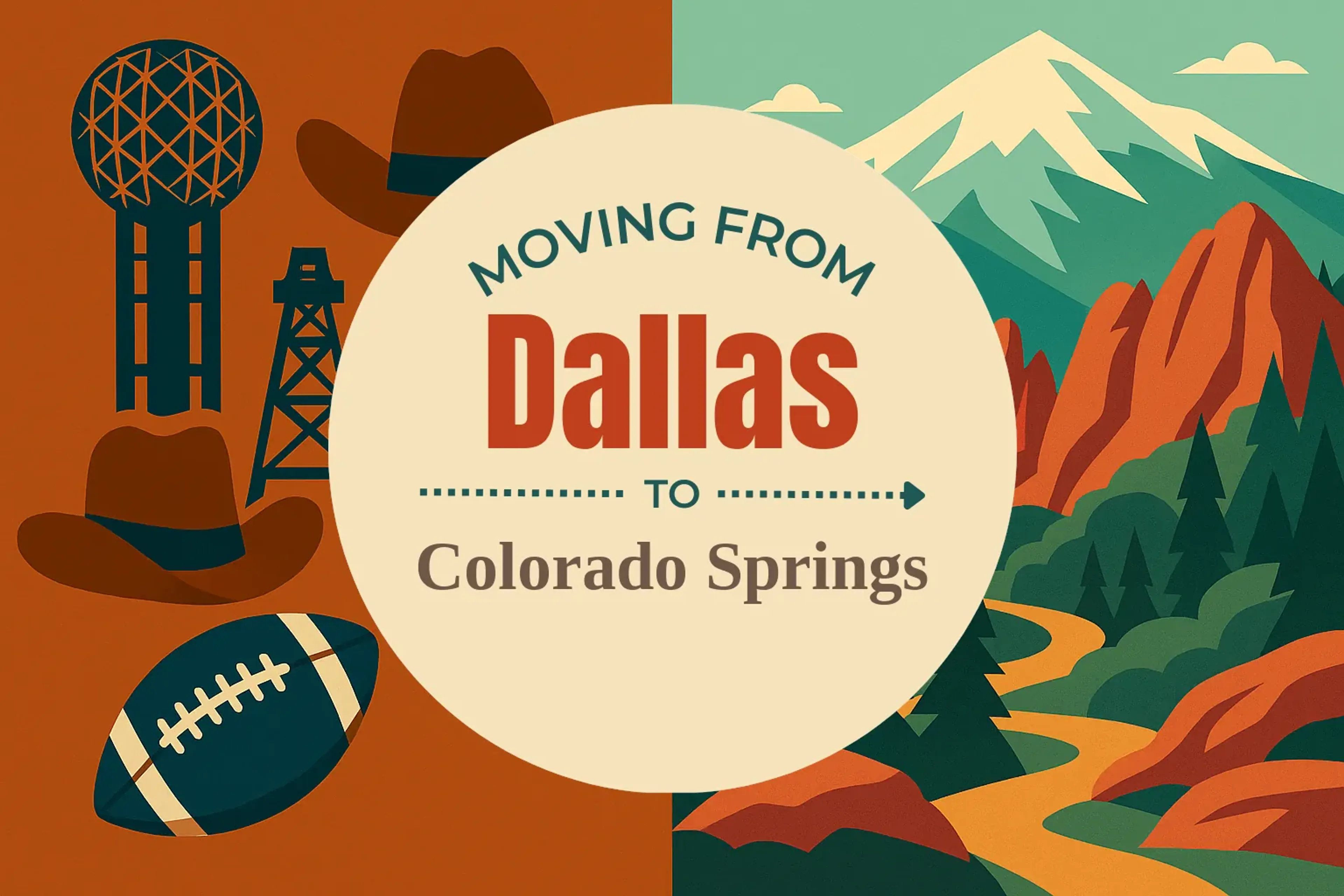 Side-by-side comparison of Dallas to Colorado Springs moving companies