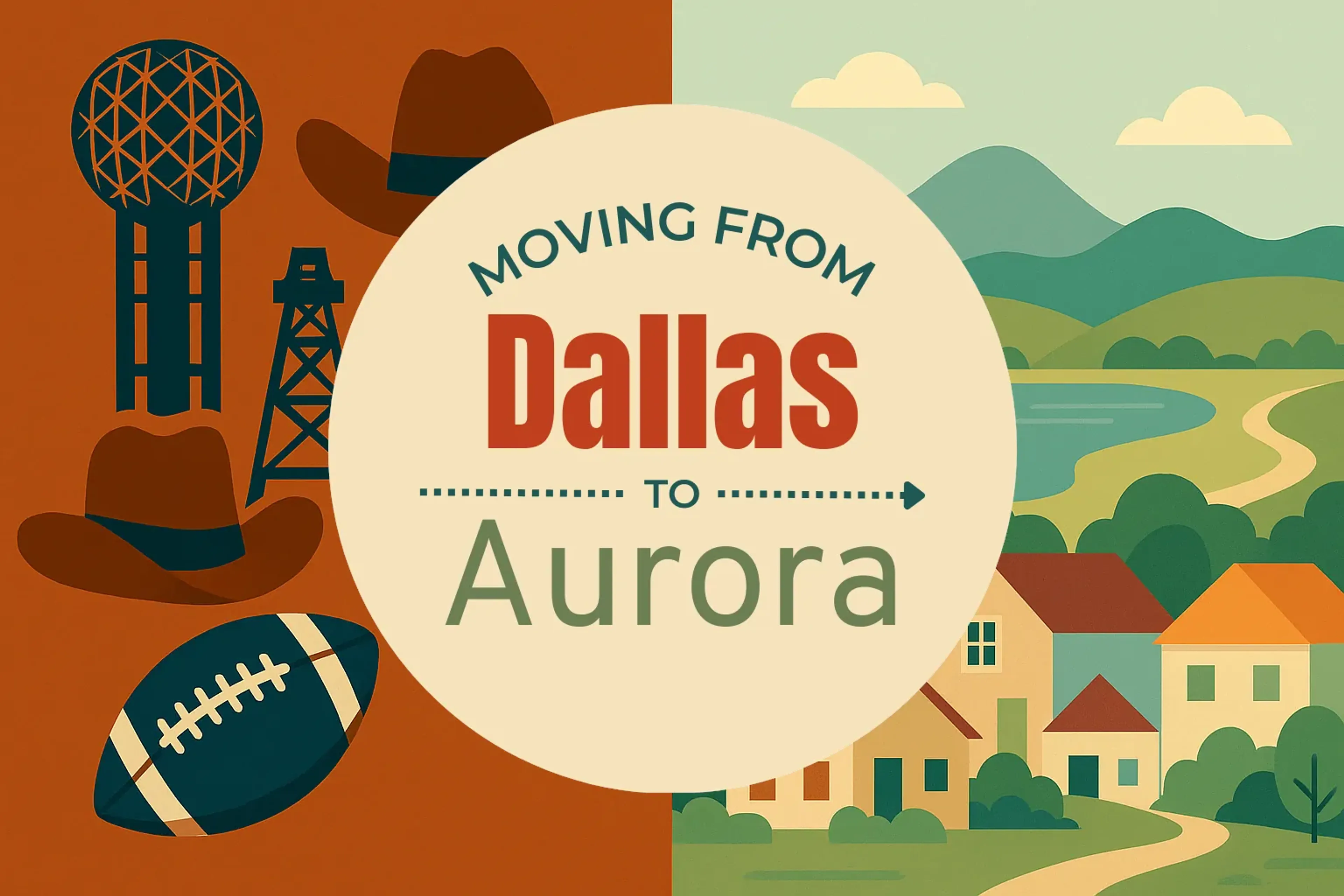 Side-by-side comparison of Dallas to Aurora moving companies