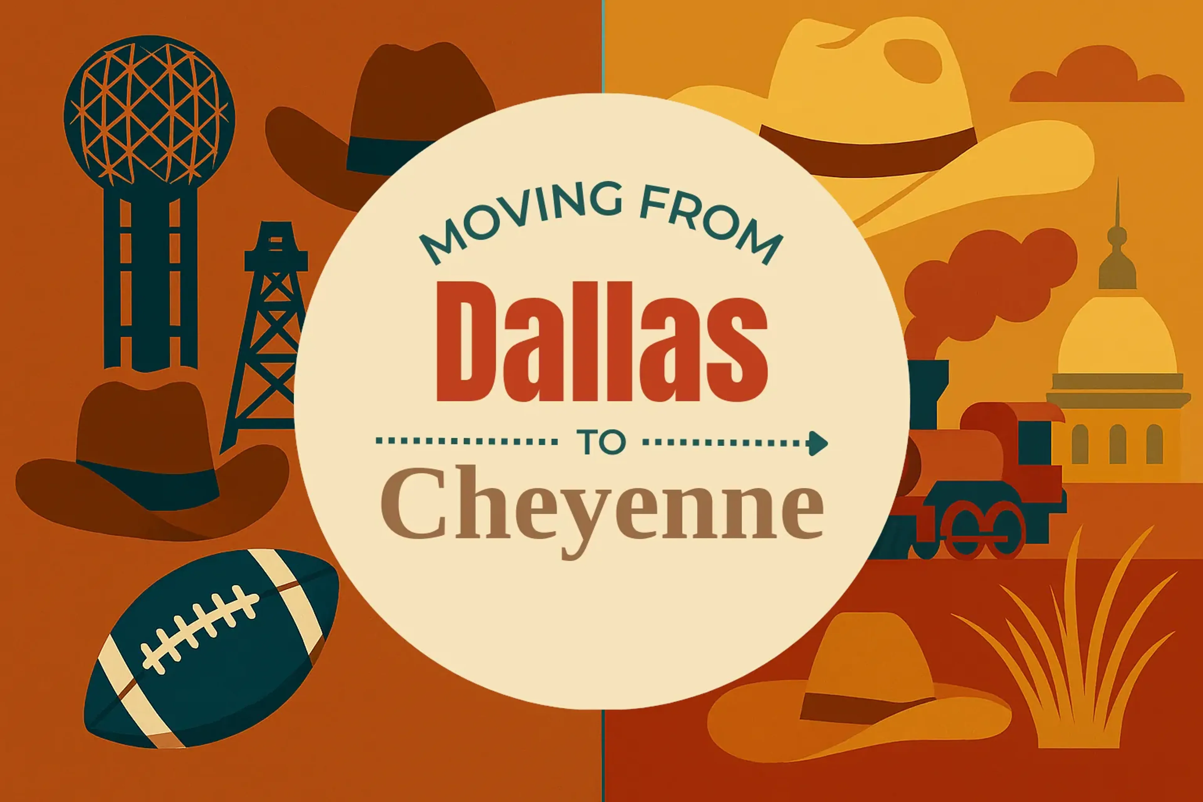 Side-by-side comparison of Dallas to Cheyenne moving companies