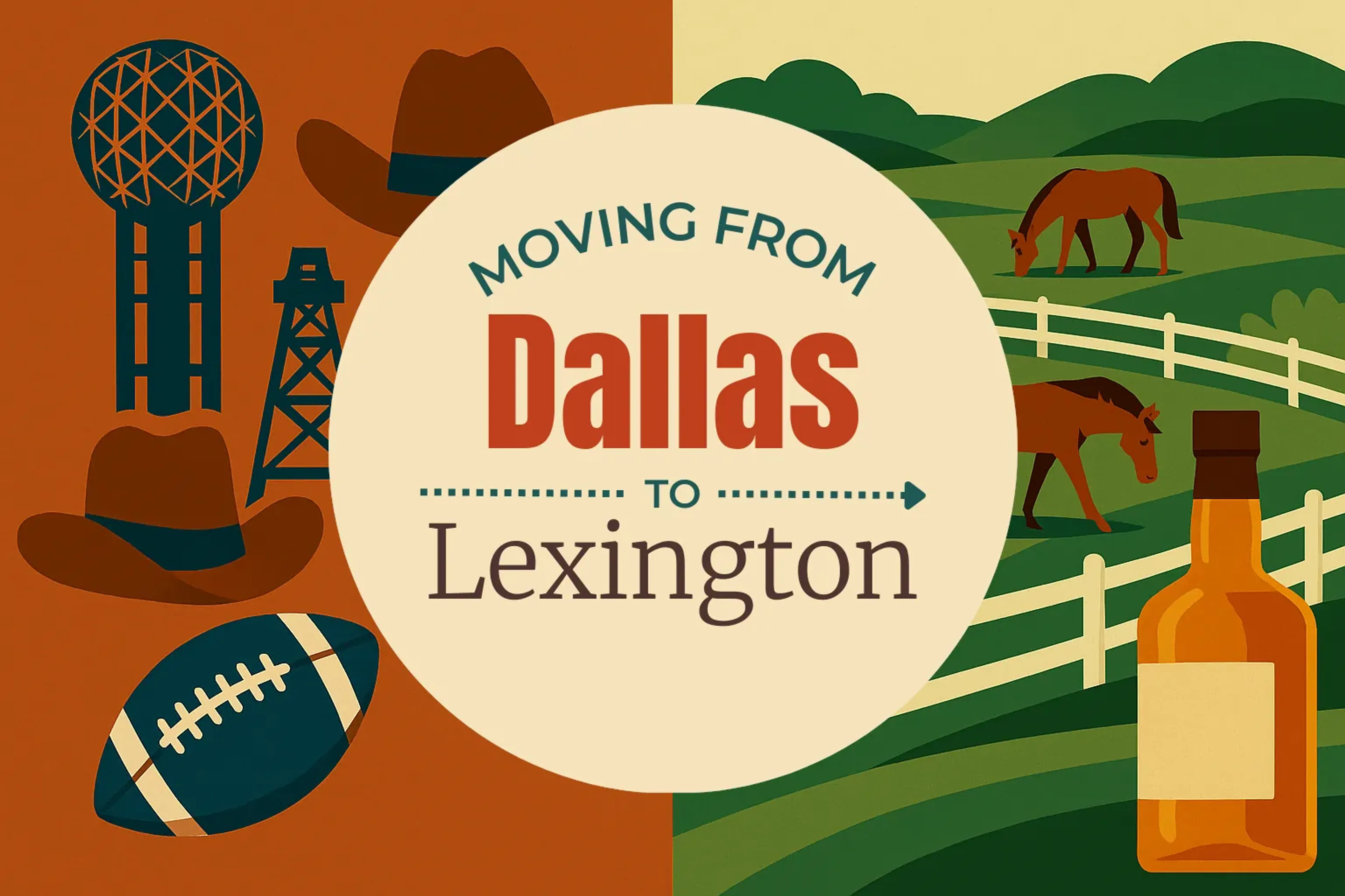 Side-by-side comparison of Dallas to Lexington moving companies